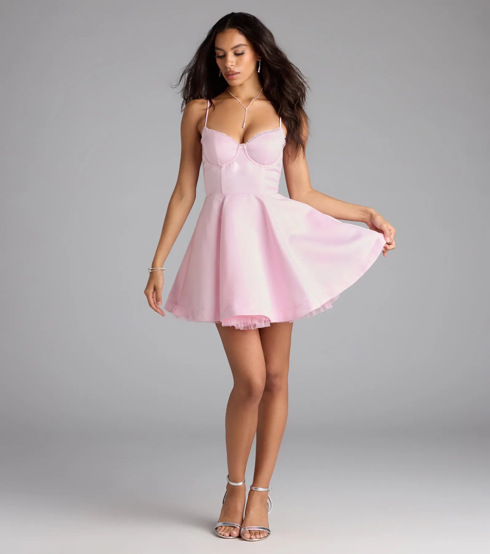 Kristiana Sweetheart A-Line Short Dress - Image 7