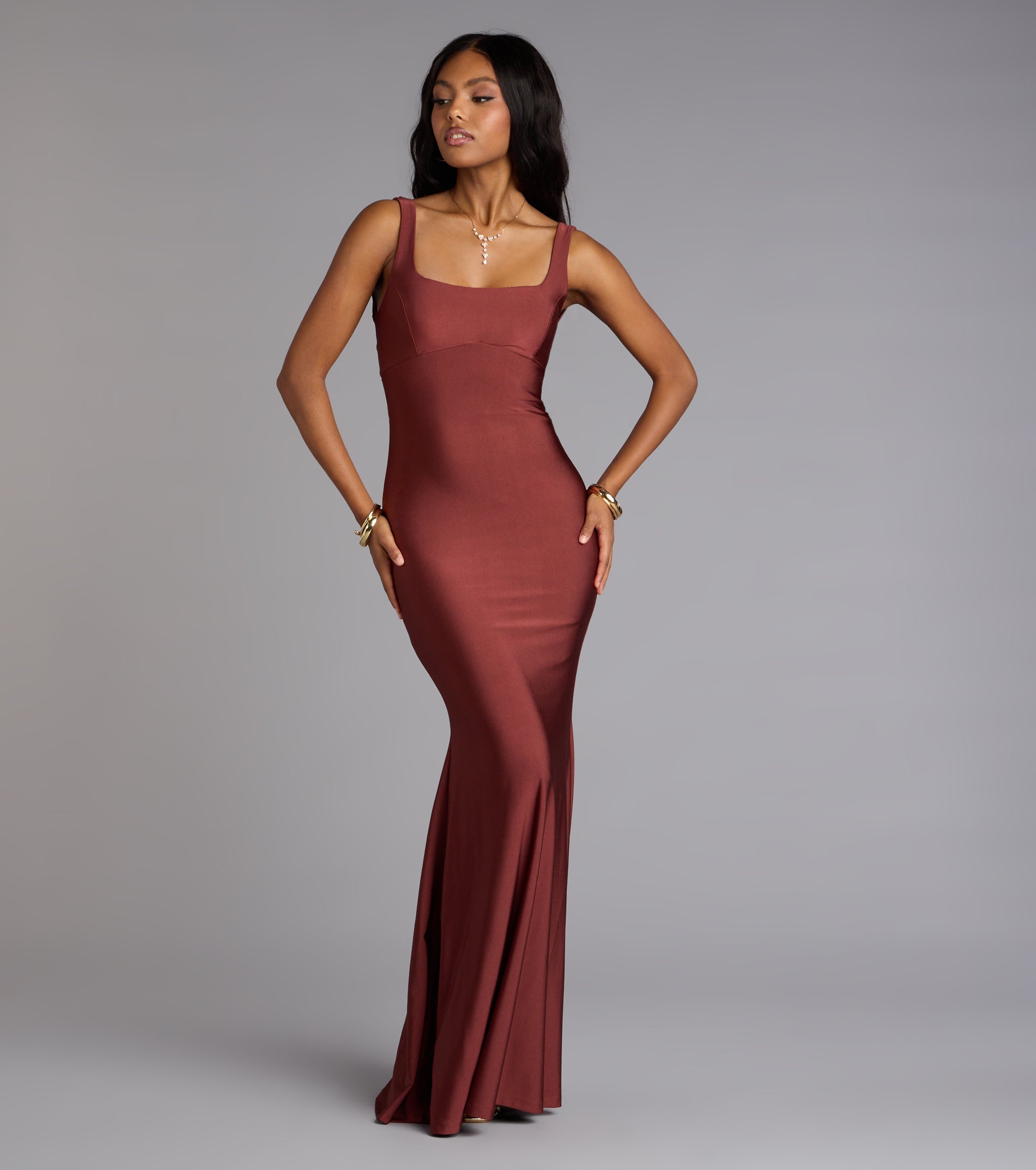 Gabriella Lace-Up Mermaid Formal Dress - Image 5