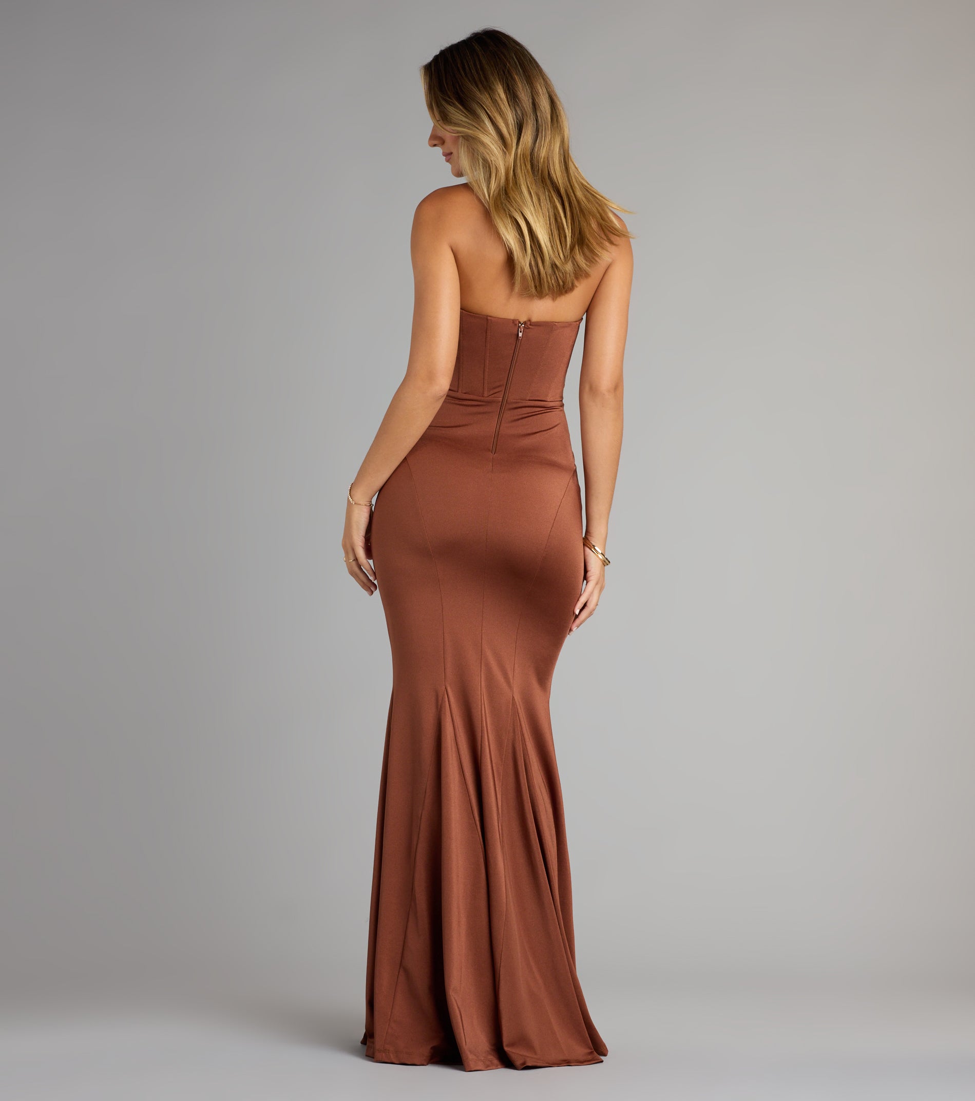 Liliana Corset Mermaid Formal Dress - Image 2