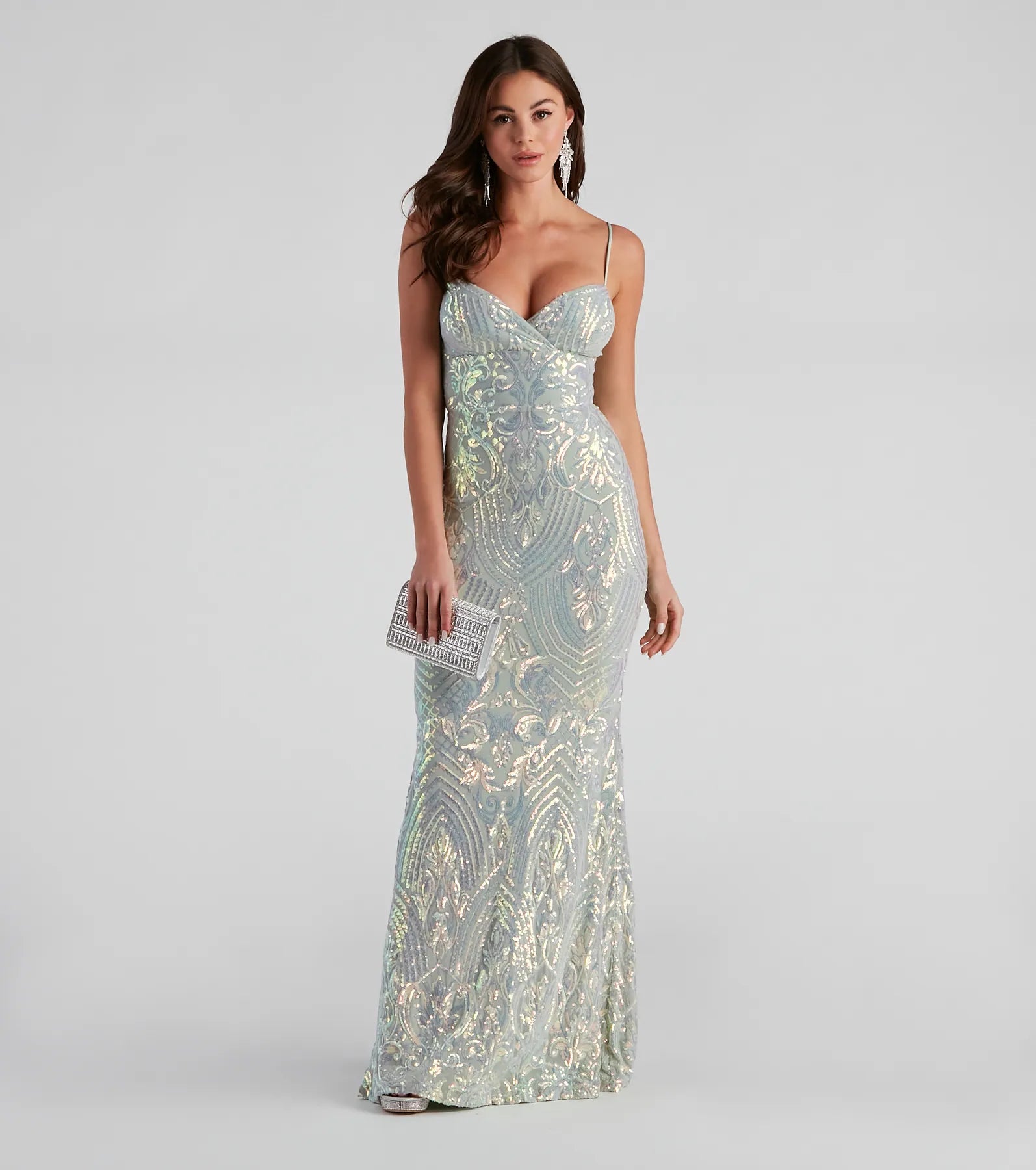 Teagan Sequin Slim-Fit Formal Dress - Image 4