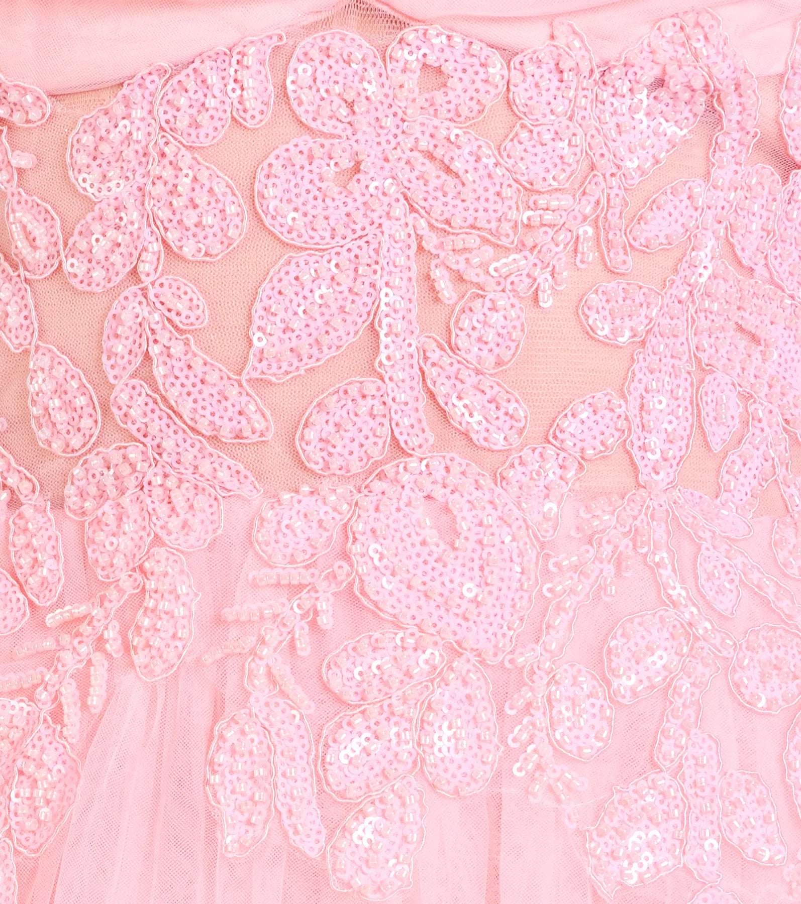 Alia Sequin Applique A-Line Tulle Formal Dress - Image 3