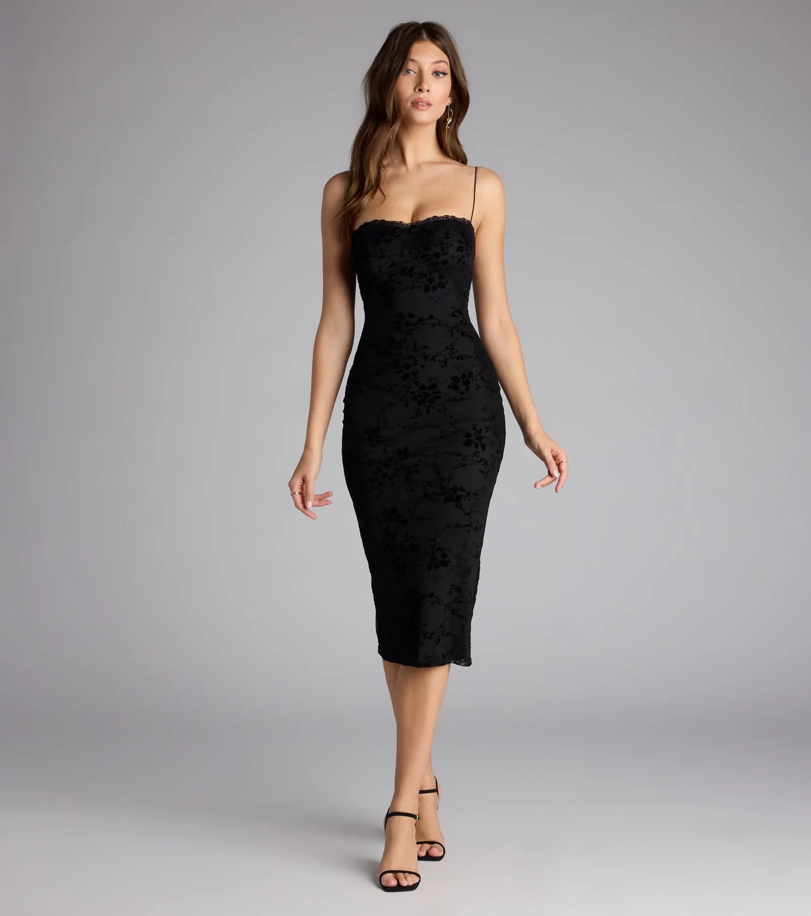 Crush Alert Bodycon Midi Dress