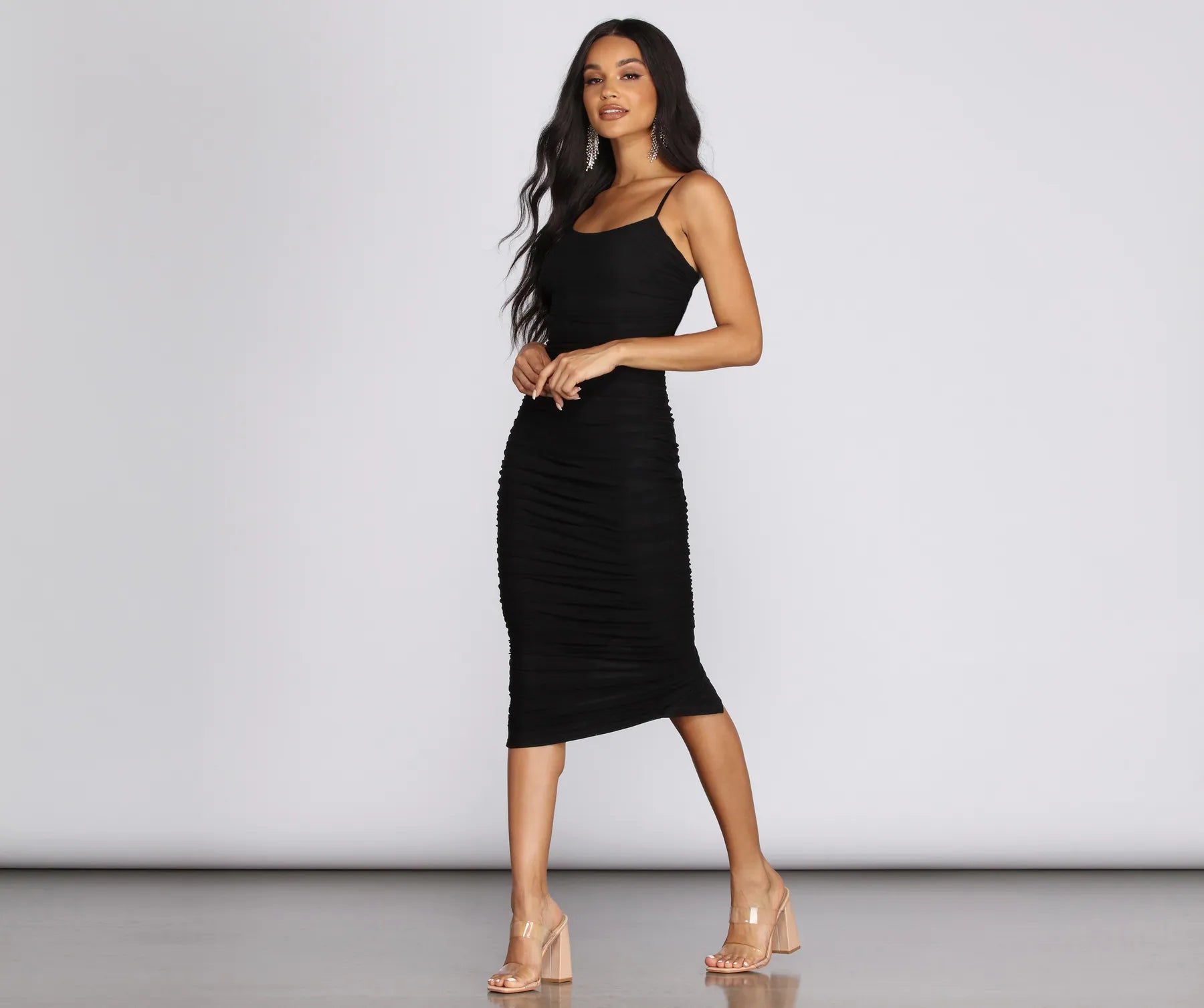 Mesh Muse Midi Dress - Image 3