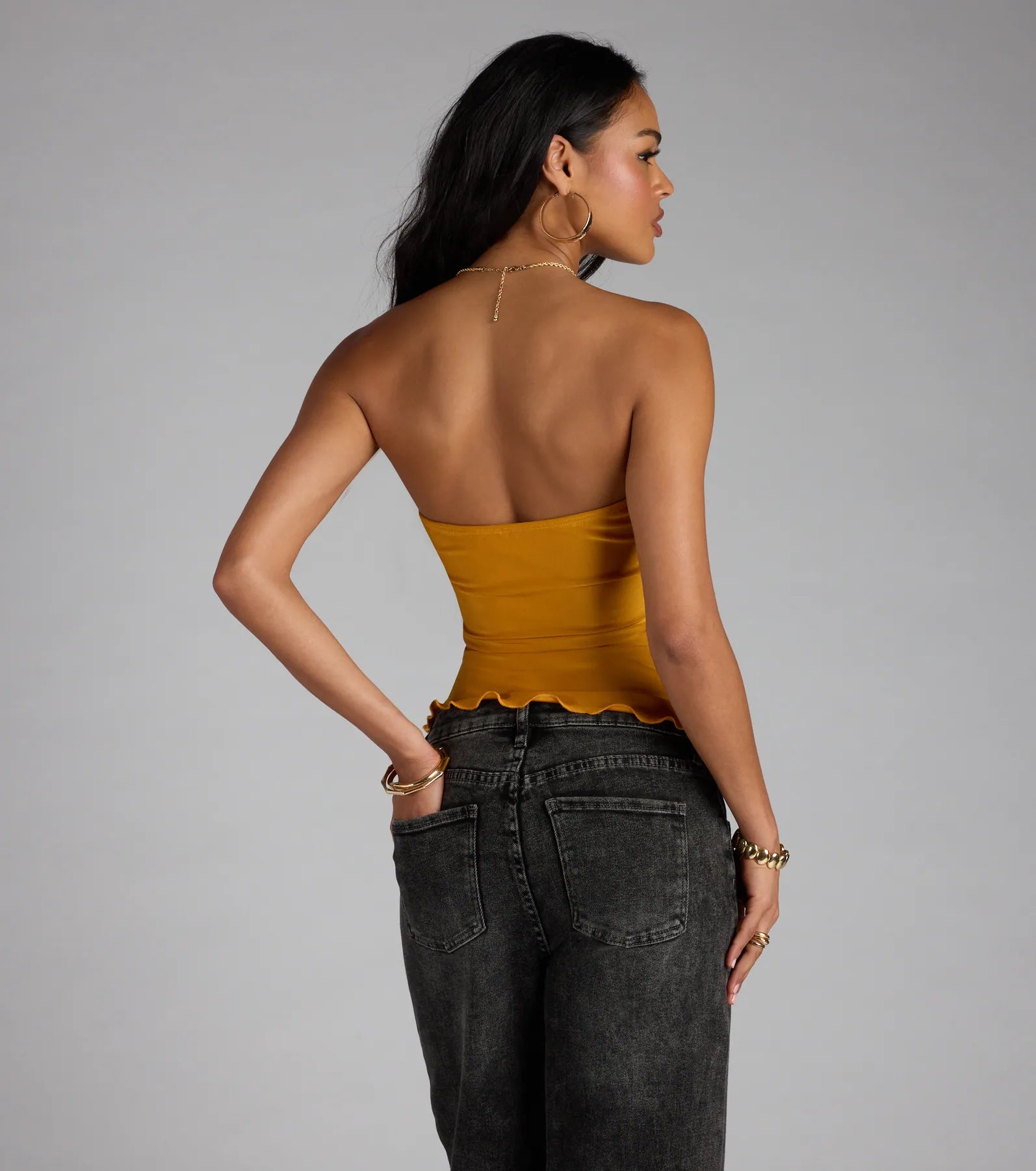 Alluring Muse Cutout Tube Top - Image 11