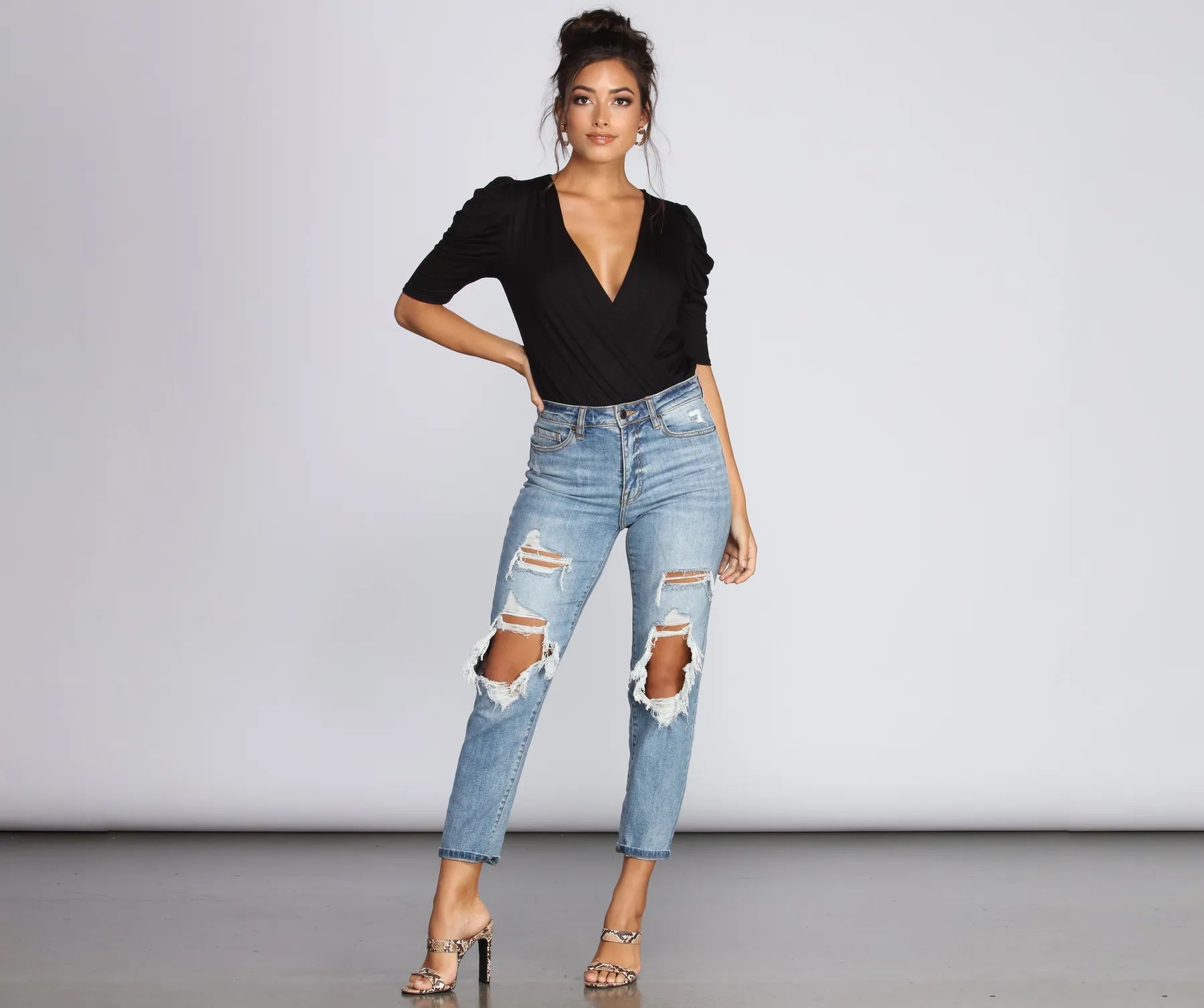 Power Puff Sleeve Bodysuit - Image 5