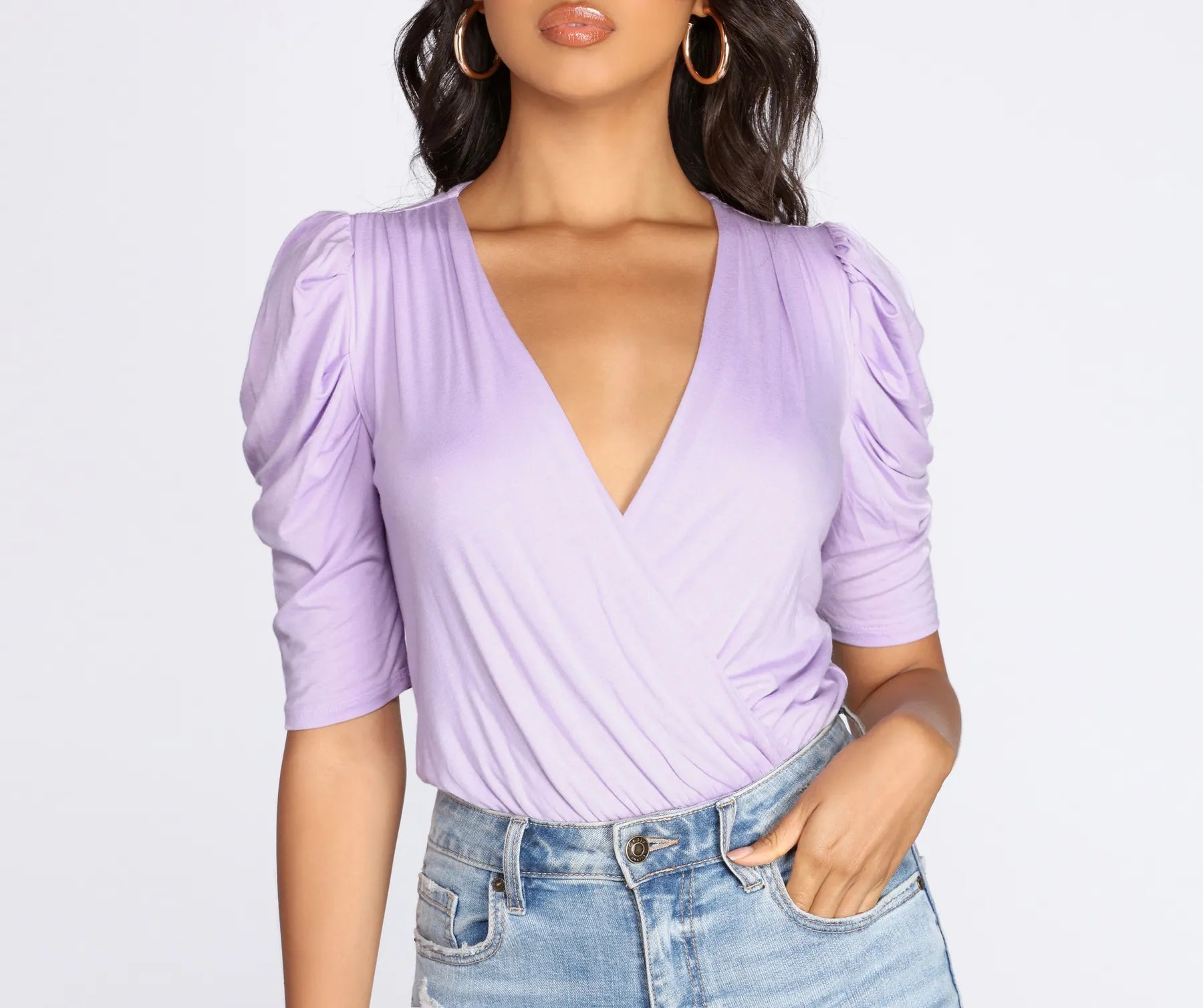 Power Puff Sleeve Bodysuit - Image 11