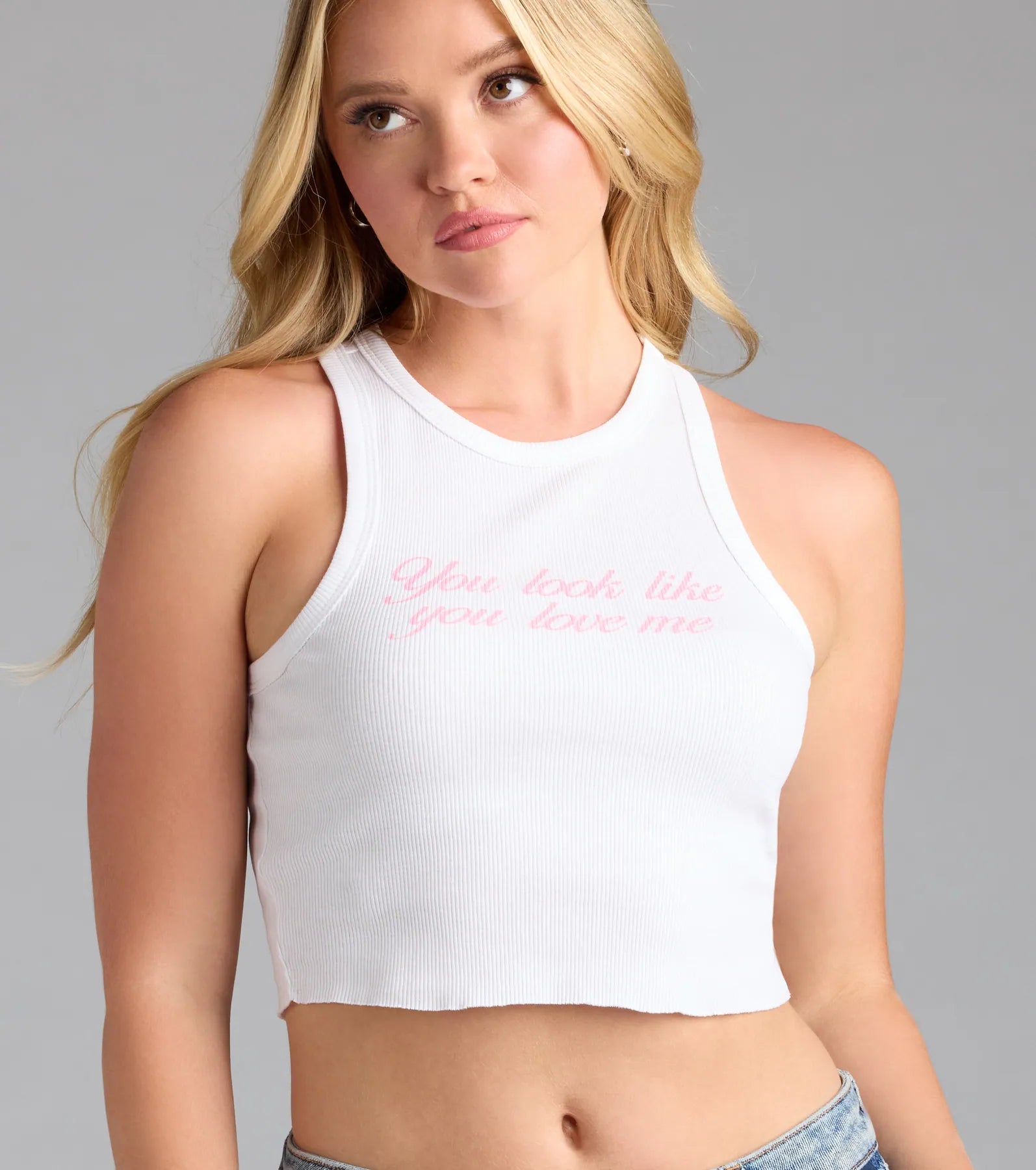 You Love Me Graphic Tank Top - Image 5