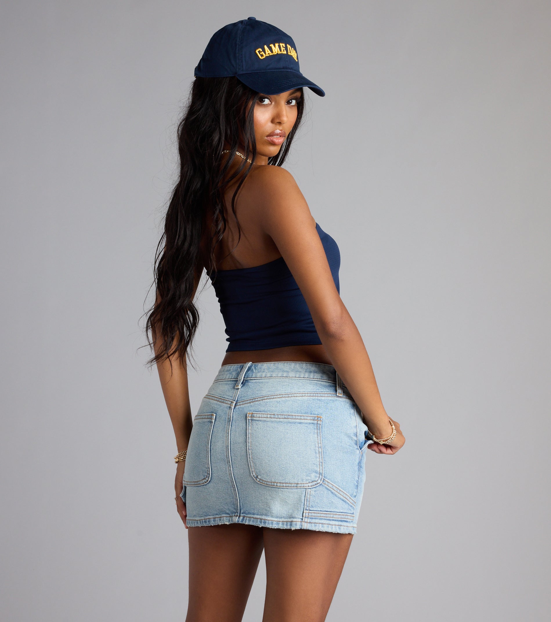 Game On Wolverines™ Jersey Tube Top - Image 2