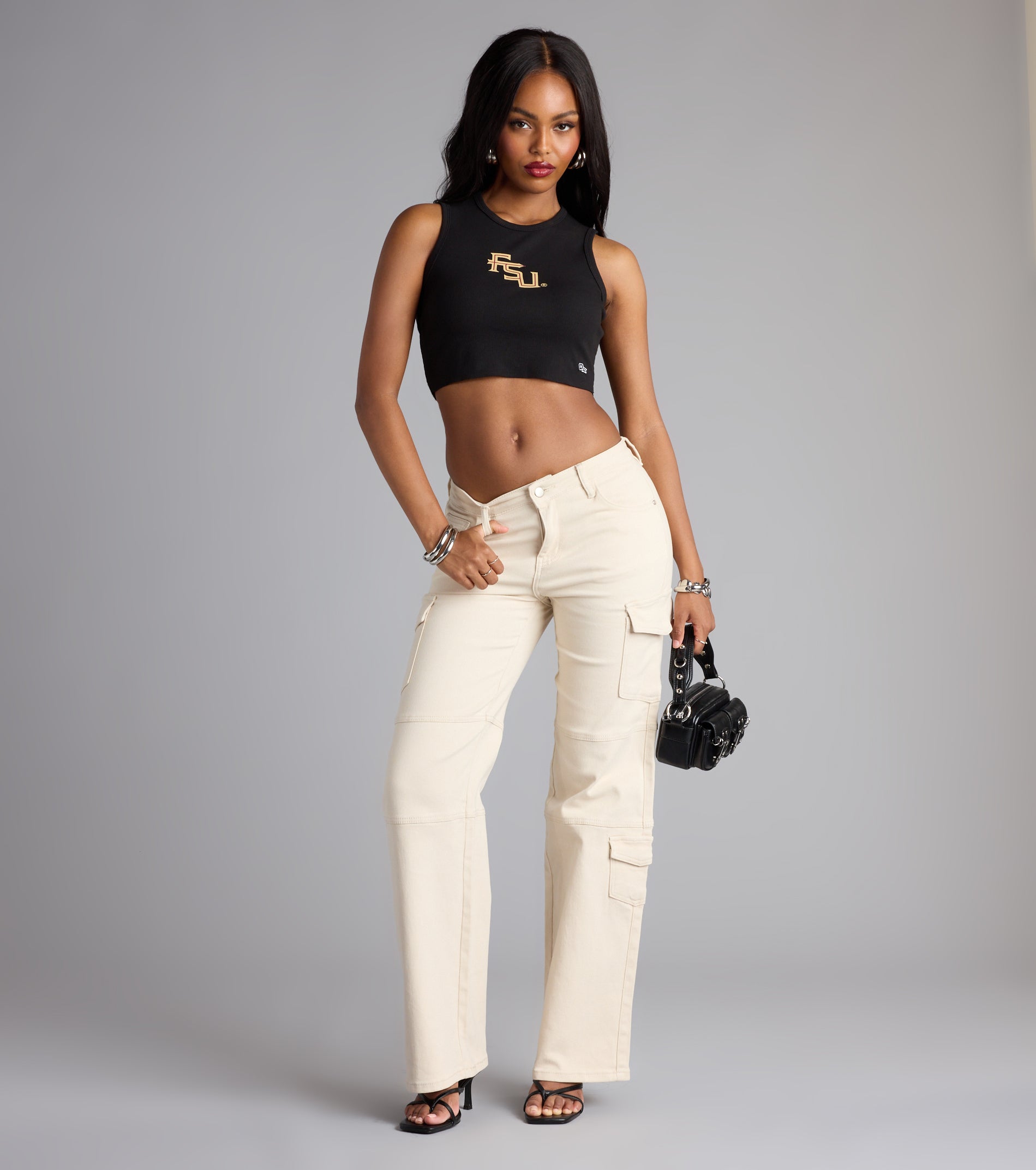 Game Day Slay FSU® Cropped Tank Top - Image 3