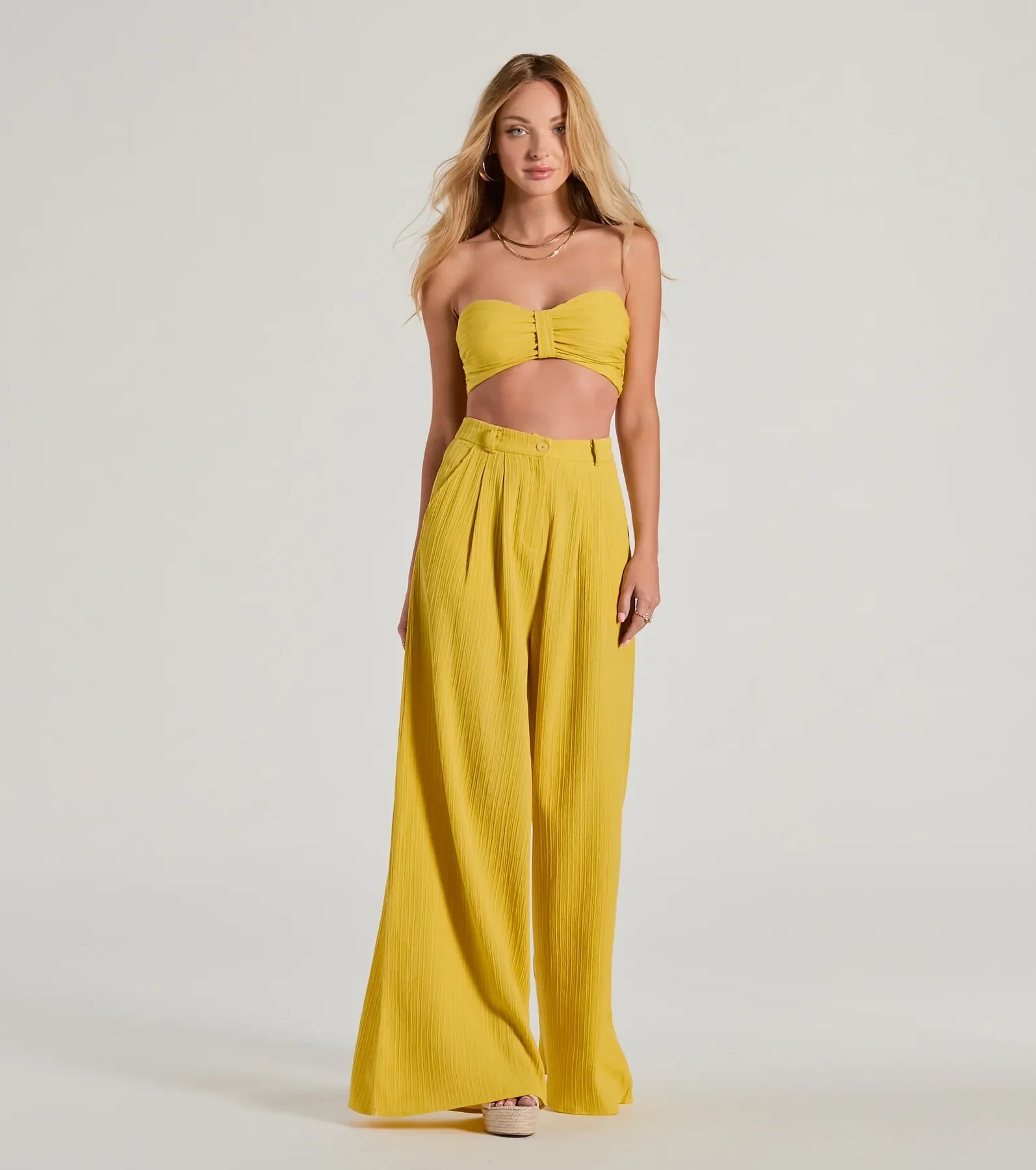 Endless Vacay Strapless Tube Crop Top - Image 7