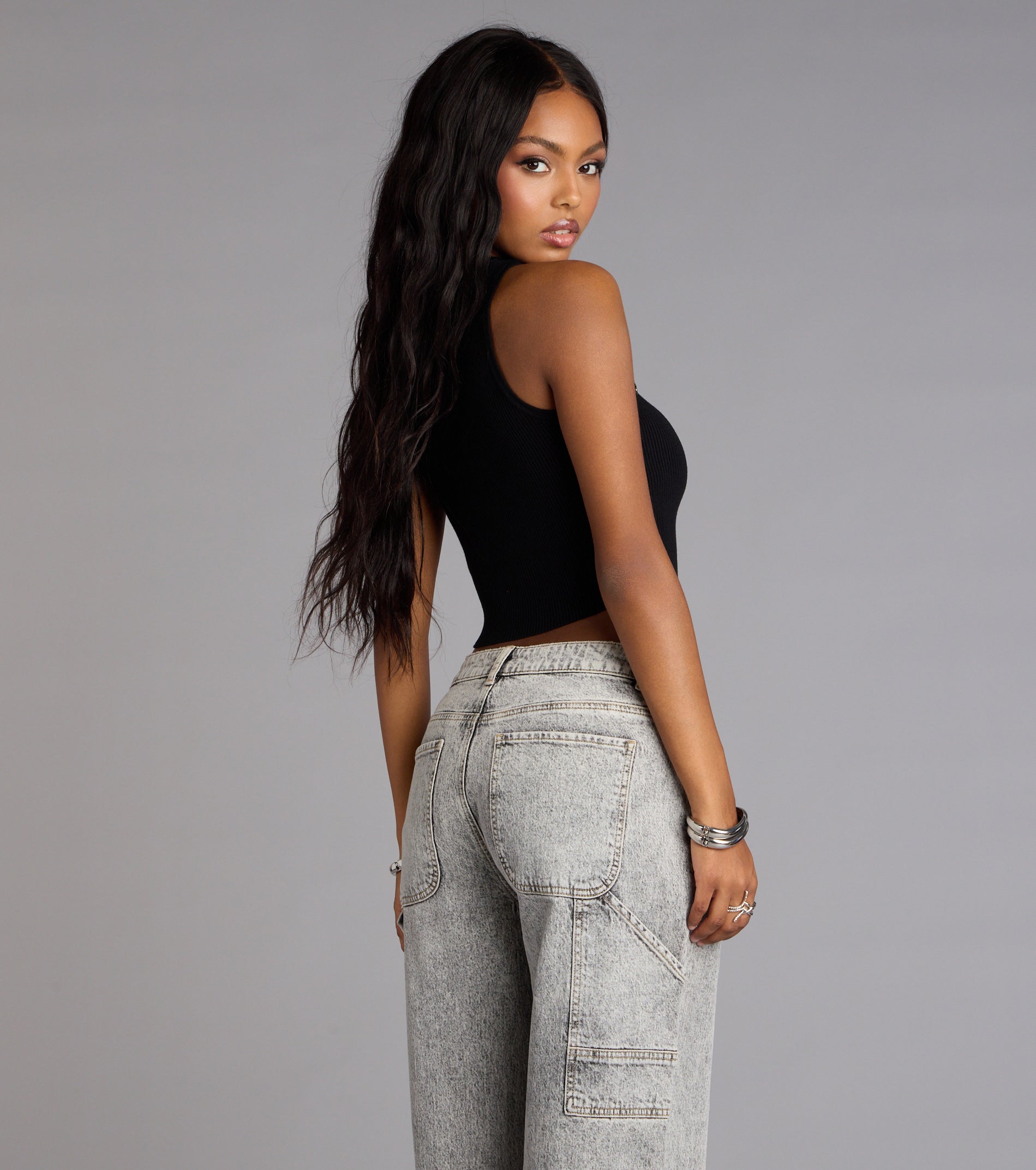 Streetwear Vibes Crop Tank Top - Image 2