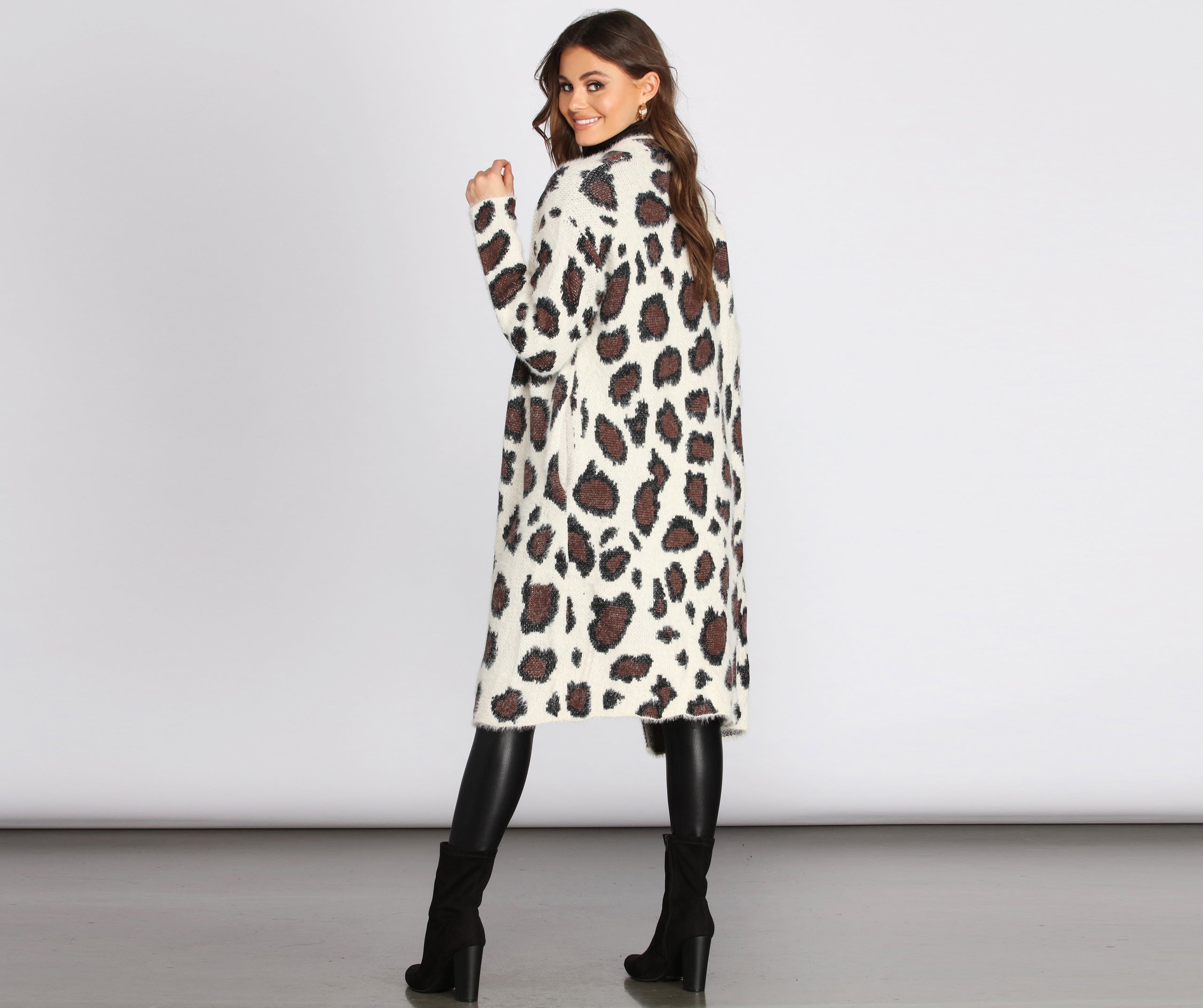 A Long Time Obsession Leopard Cardigan - Image 2