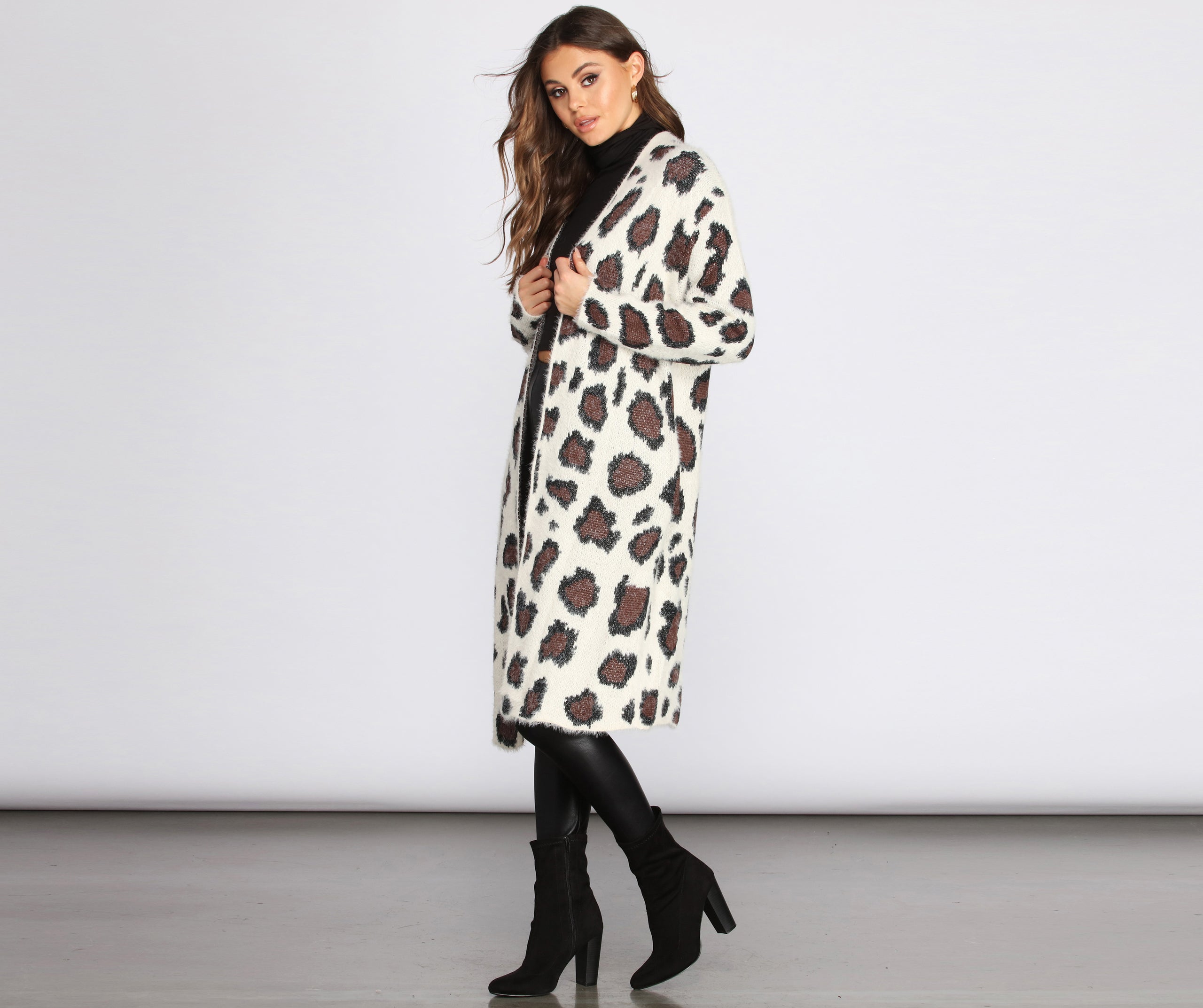 A Long Time Obsession Leopard Cardigan - Image 4