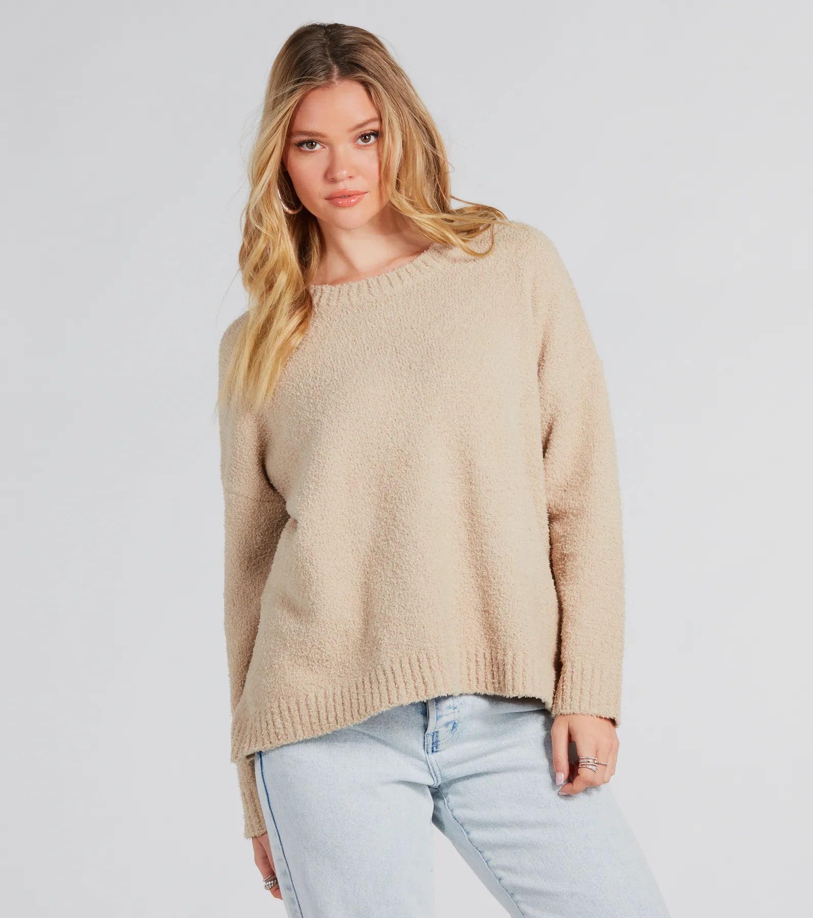 Sweet Chills Chenille Crew Neck Sweater - Image 5
