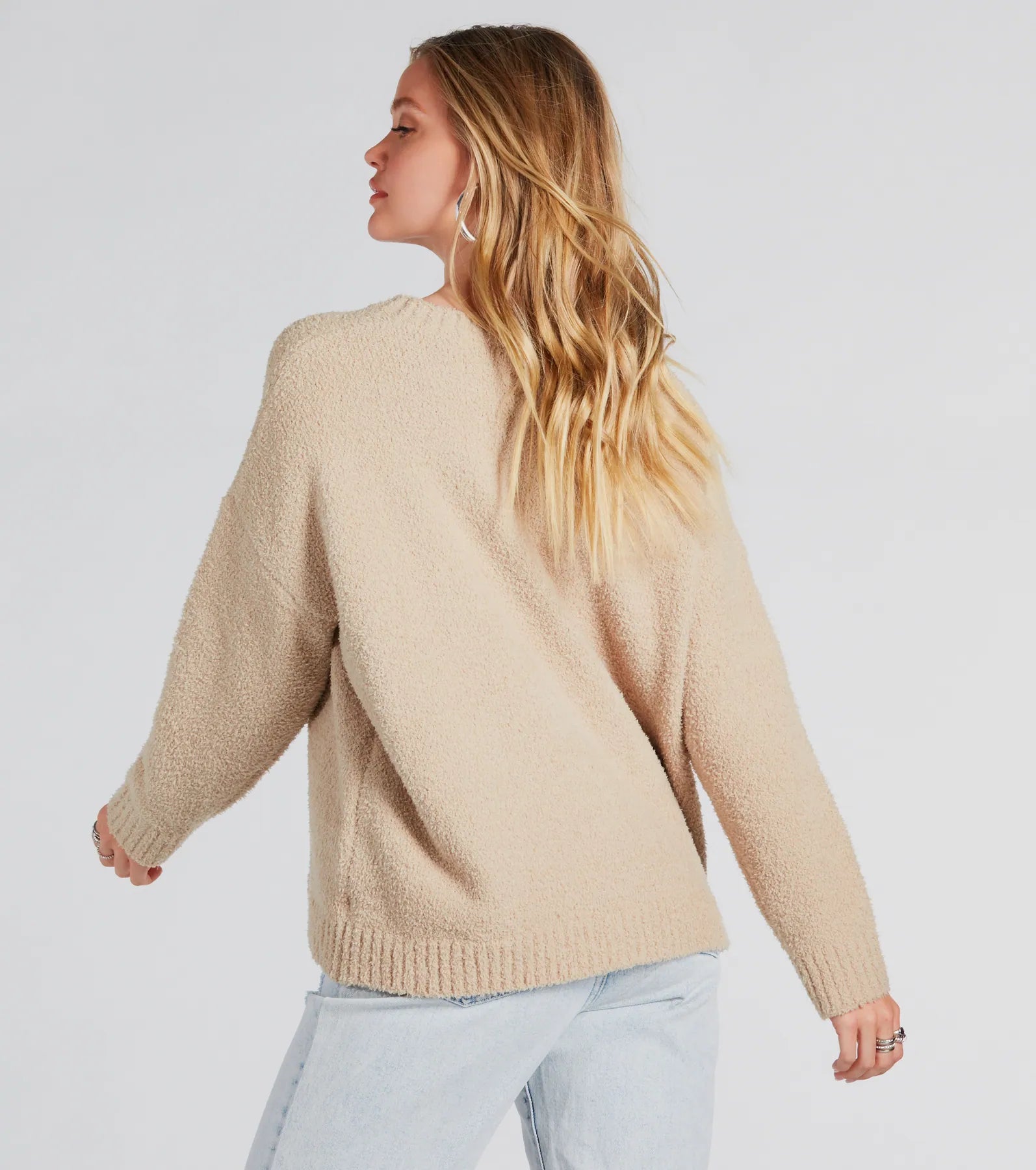 Sweet Chills Chenille Crew Neck Sweater - Image 6