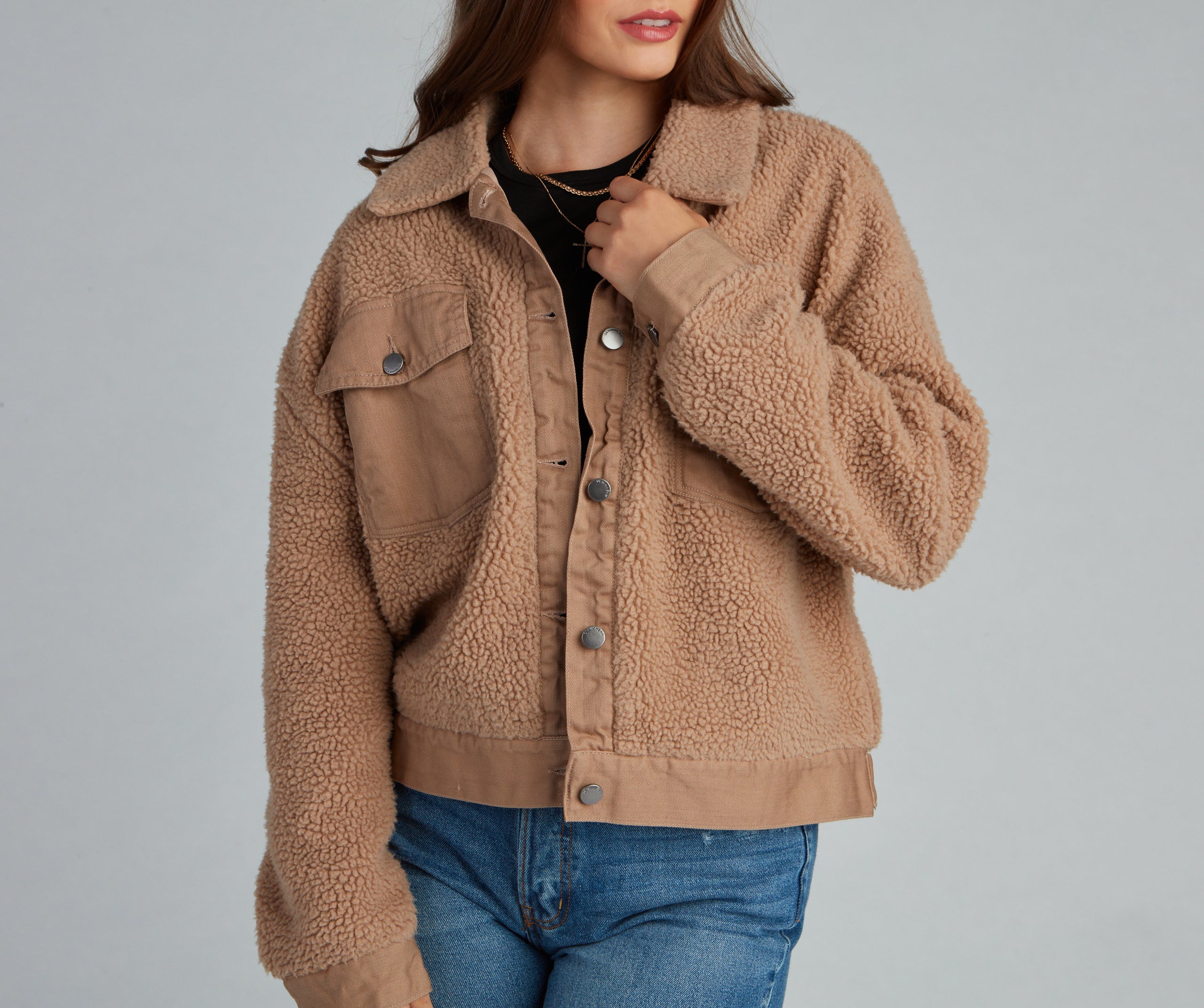Cuddle Up Sherpa Knit Jacket - Image 2