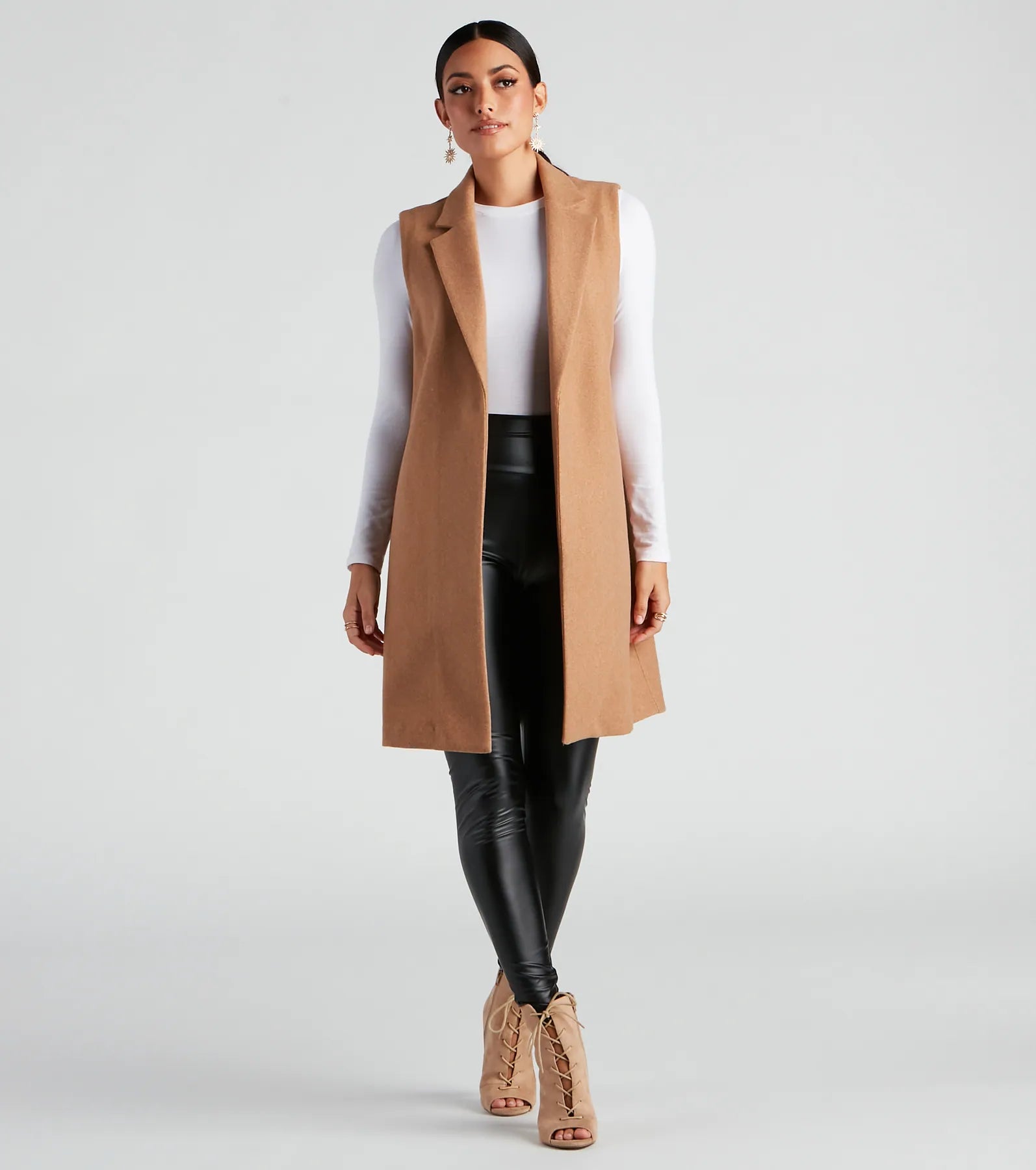 Autumn Chill Faux Wool Vest - Image 3