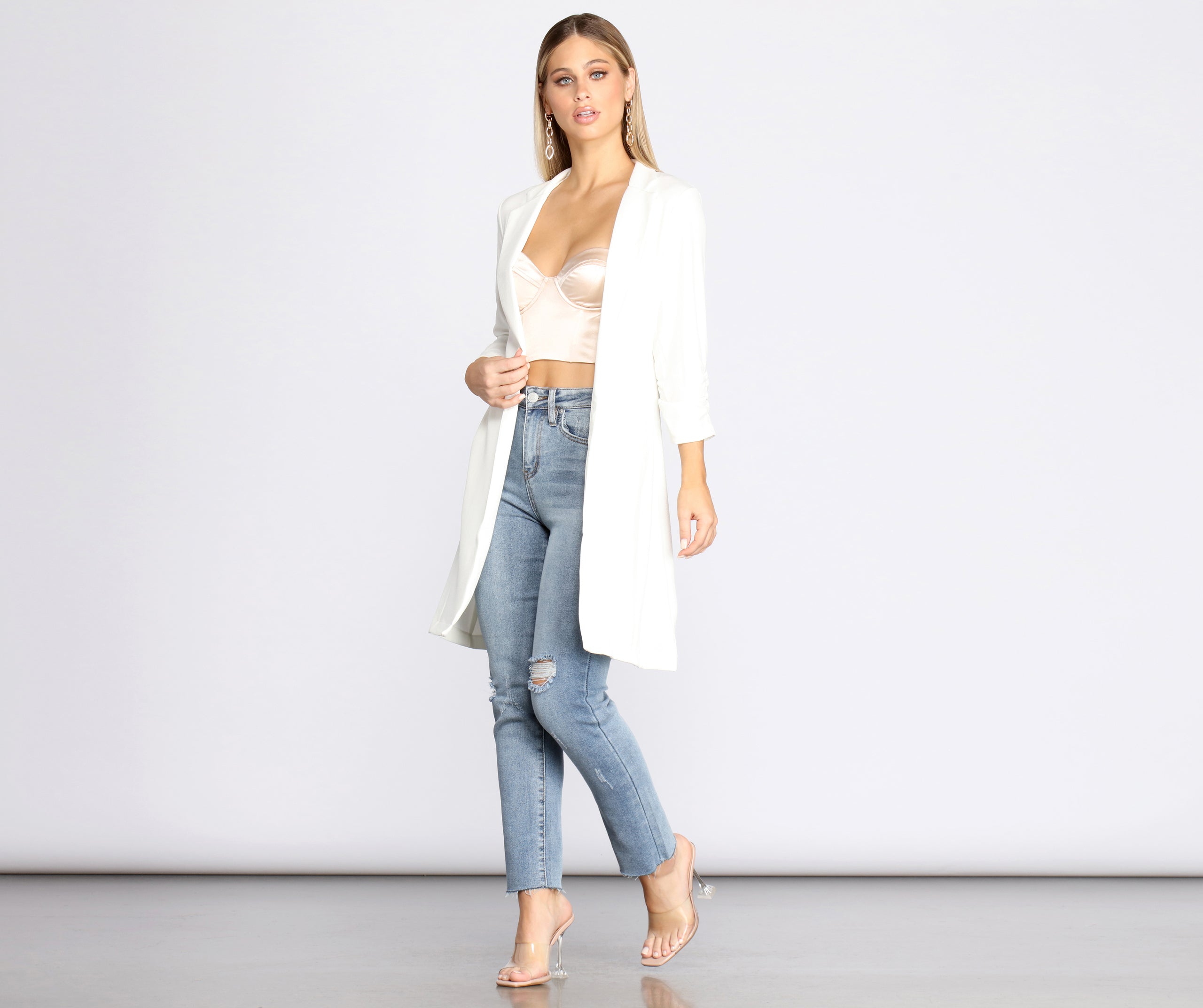 Boss Babe Crepe Longline Blazer - Image 14