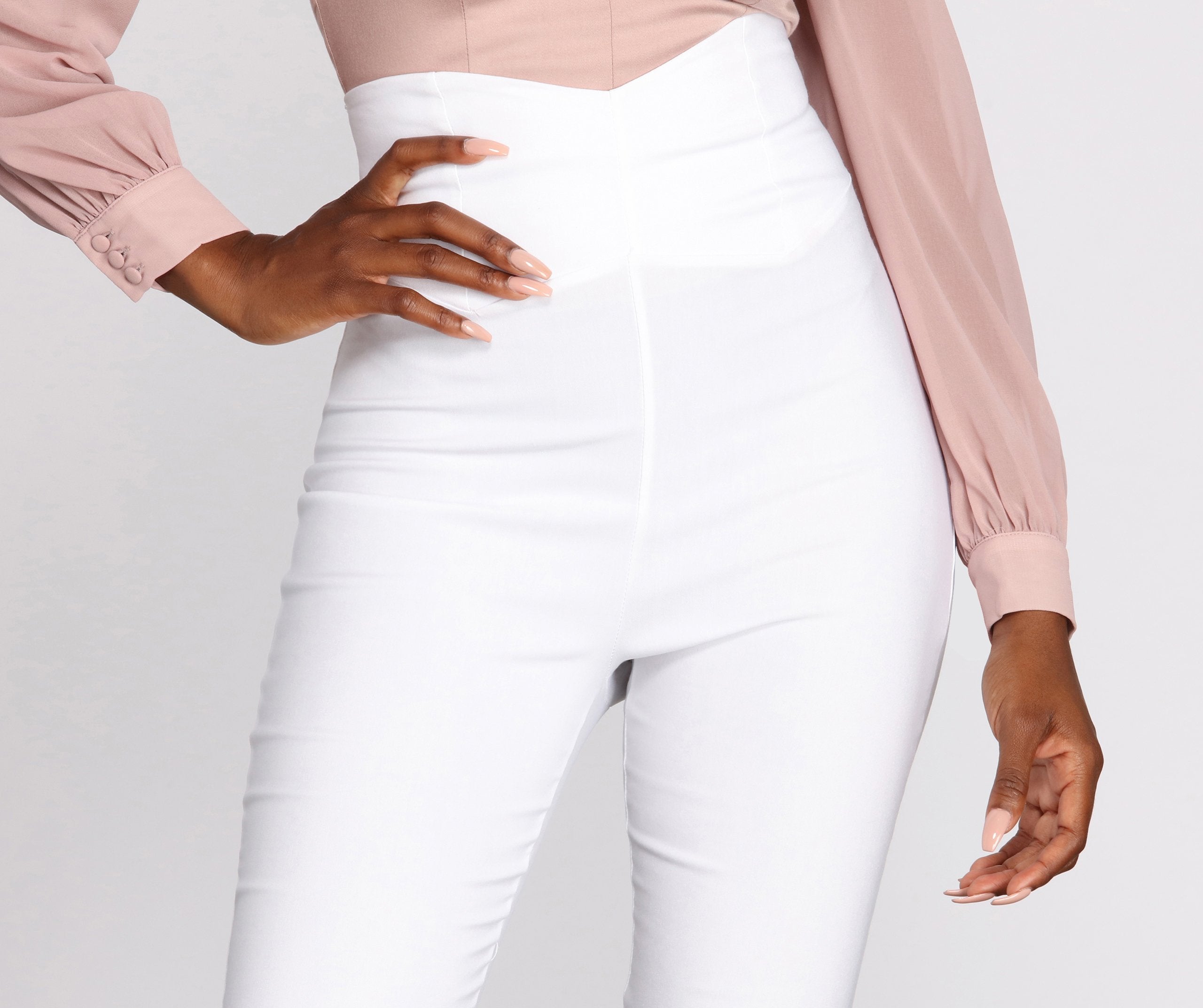 Classic Vibe High Waist Skinny Pants - Image 9