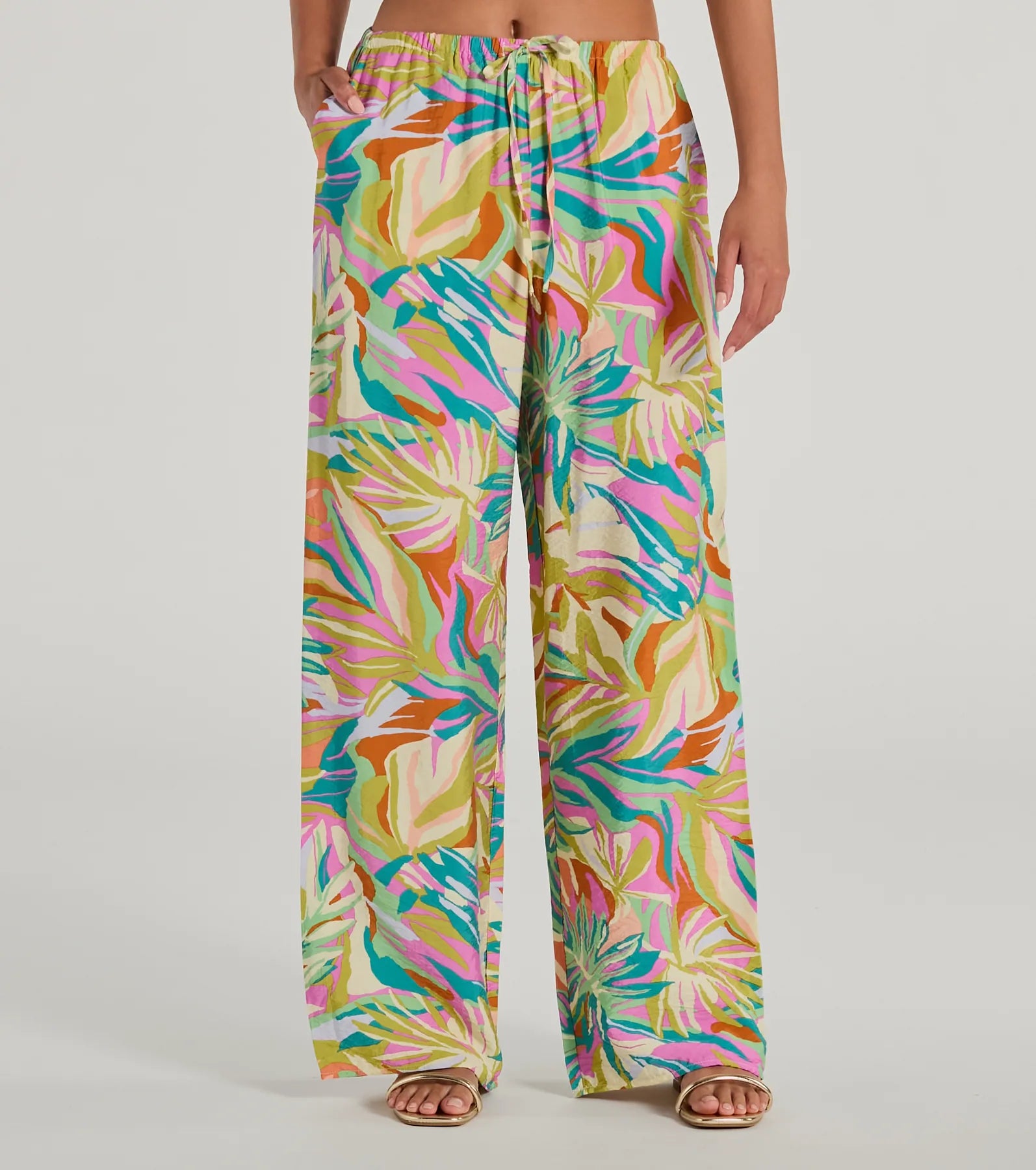 Getaway Retreat High Rise Tropical Pants - Image 4