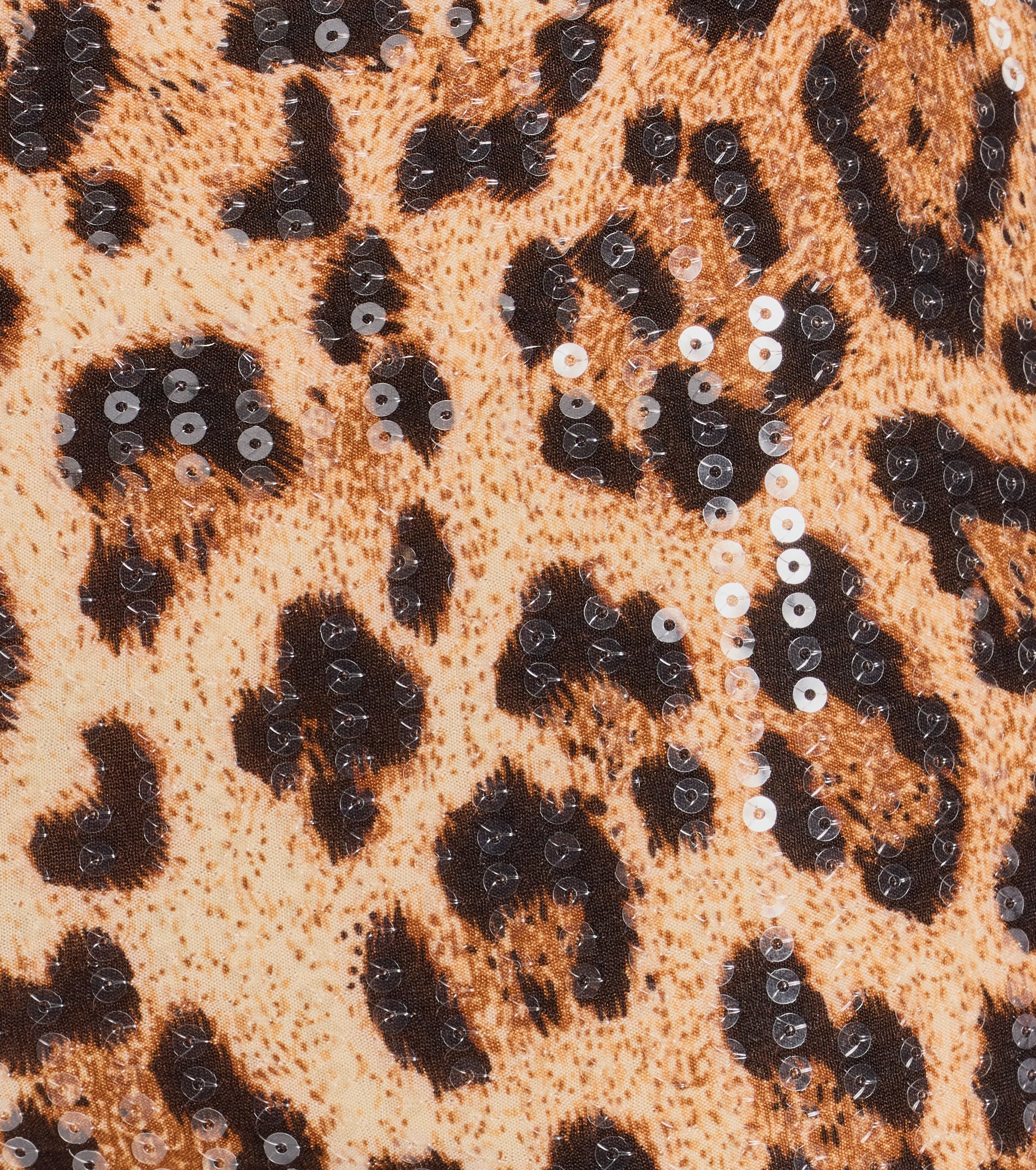 Sassy Look Sequin Leopard Print Hot Shorts - Image 3