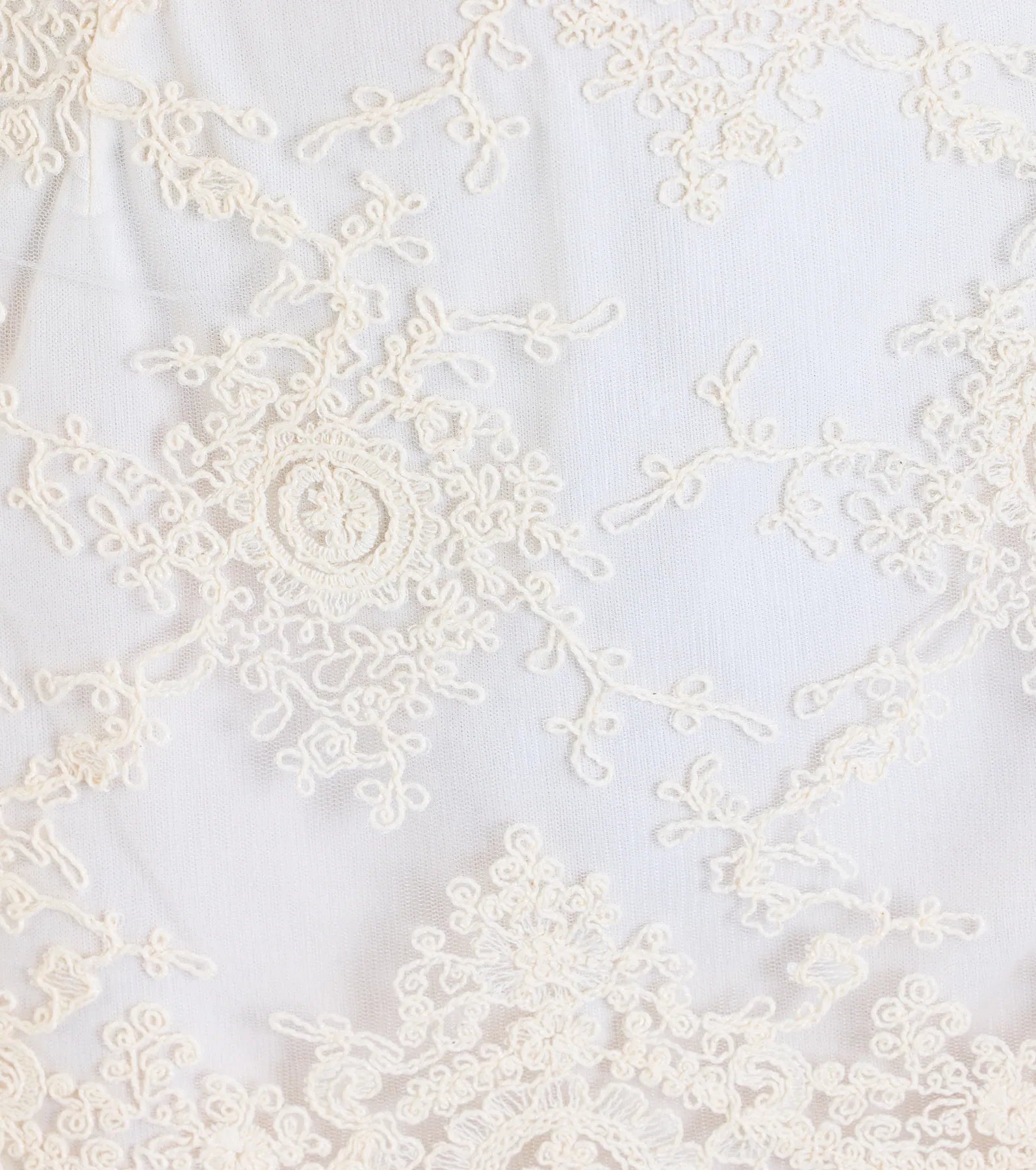 Boho Muse Lace Embroidered Mini Skirt - Image 4