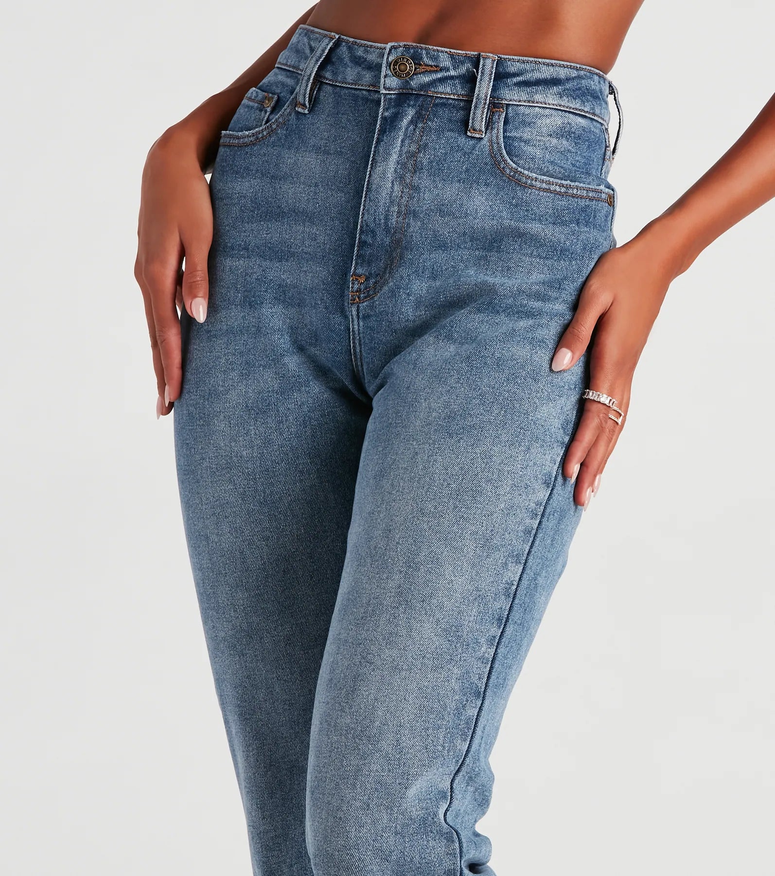Desa High-Rise Straight Leg Jeans By Windsor Denim - Image 4