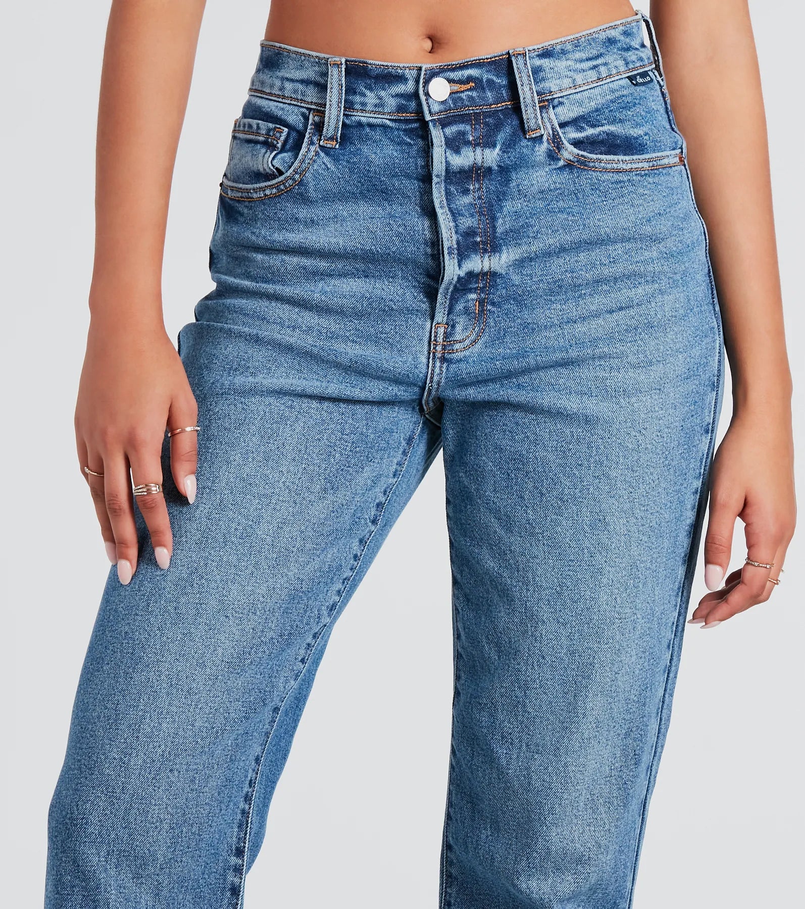 Classic High-Rise Straight-Leg Boyfriend Jeans - Image 9