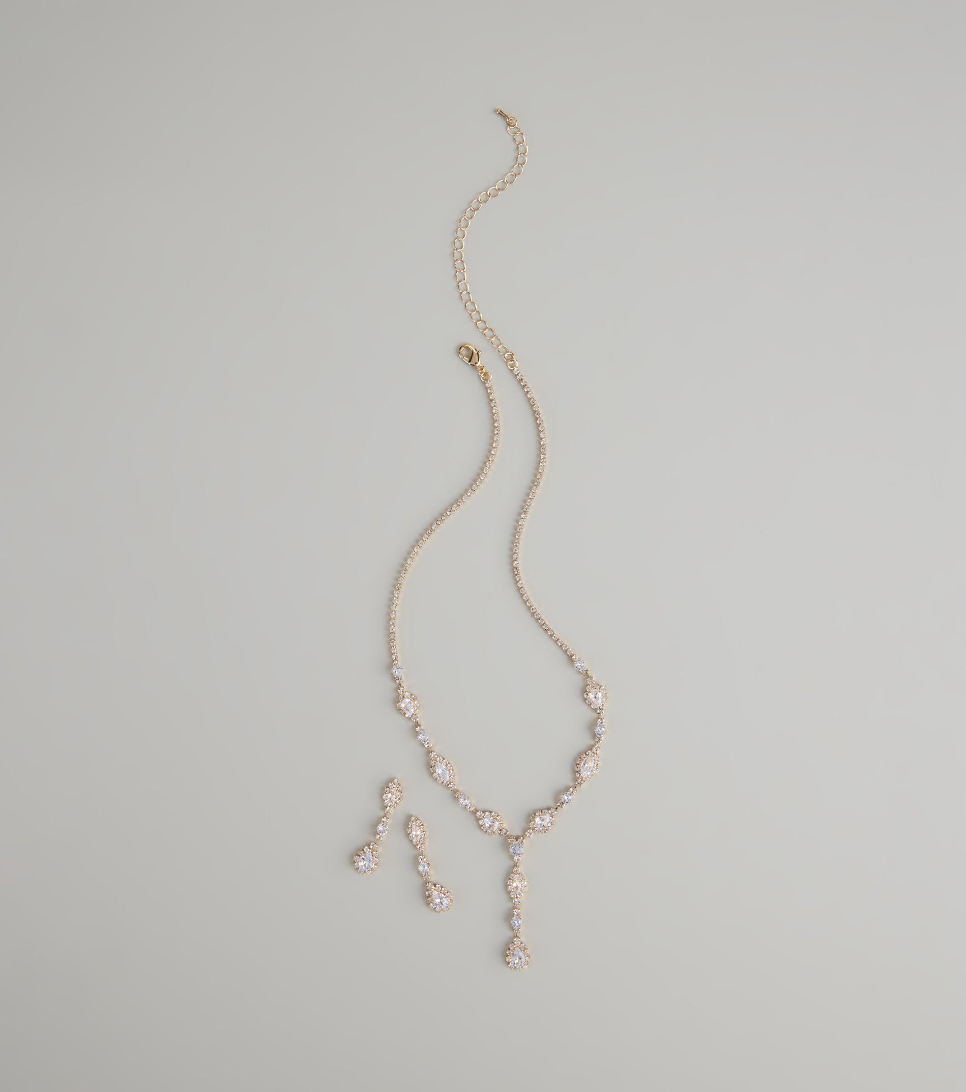 Dazzling Elegance Necklace And Earrings Set