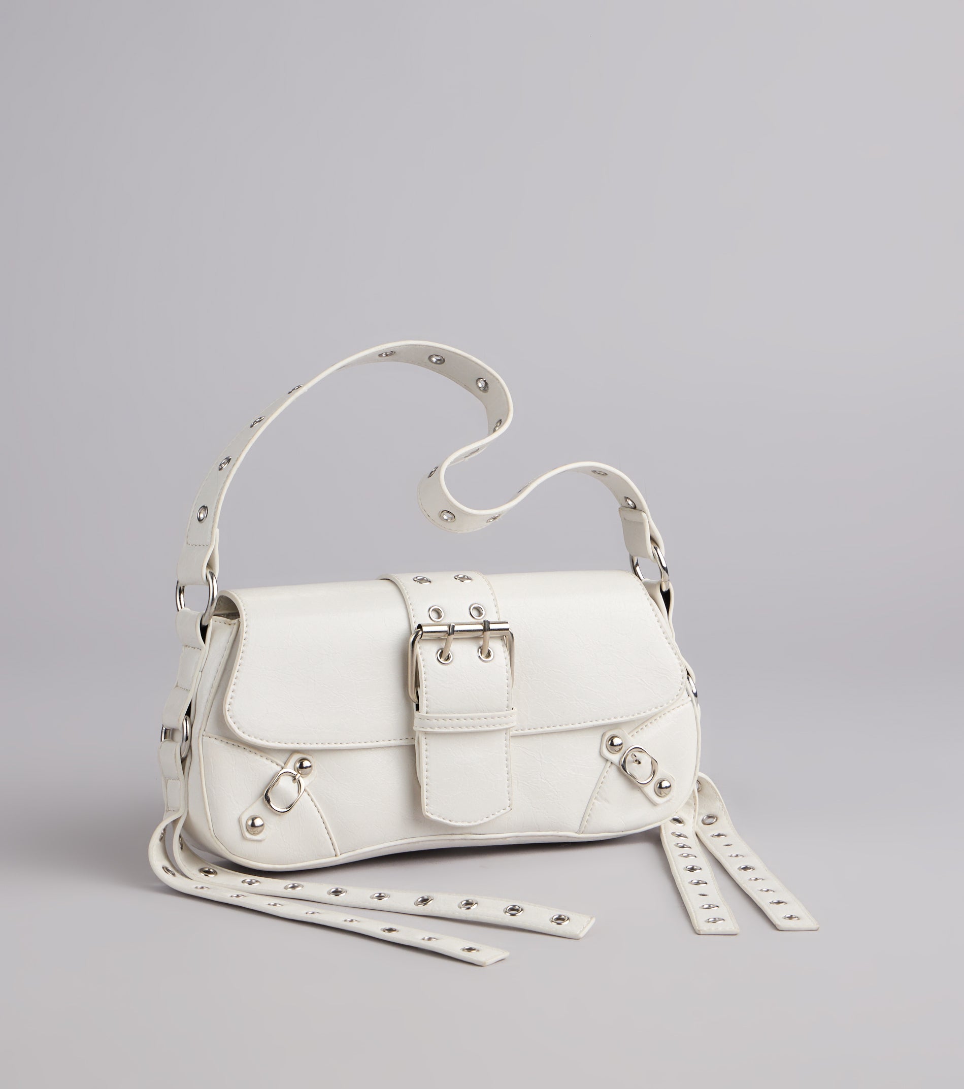 Tough Love Buckle Shoulder Bag