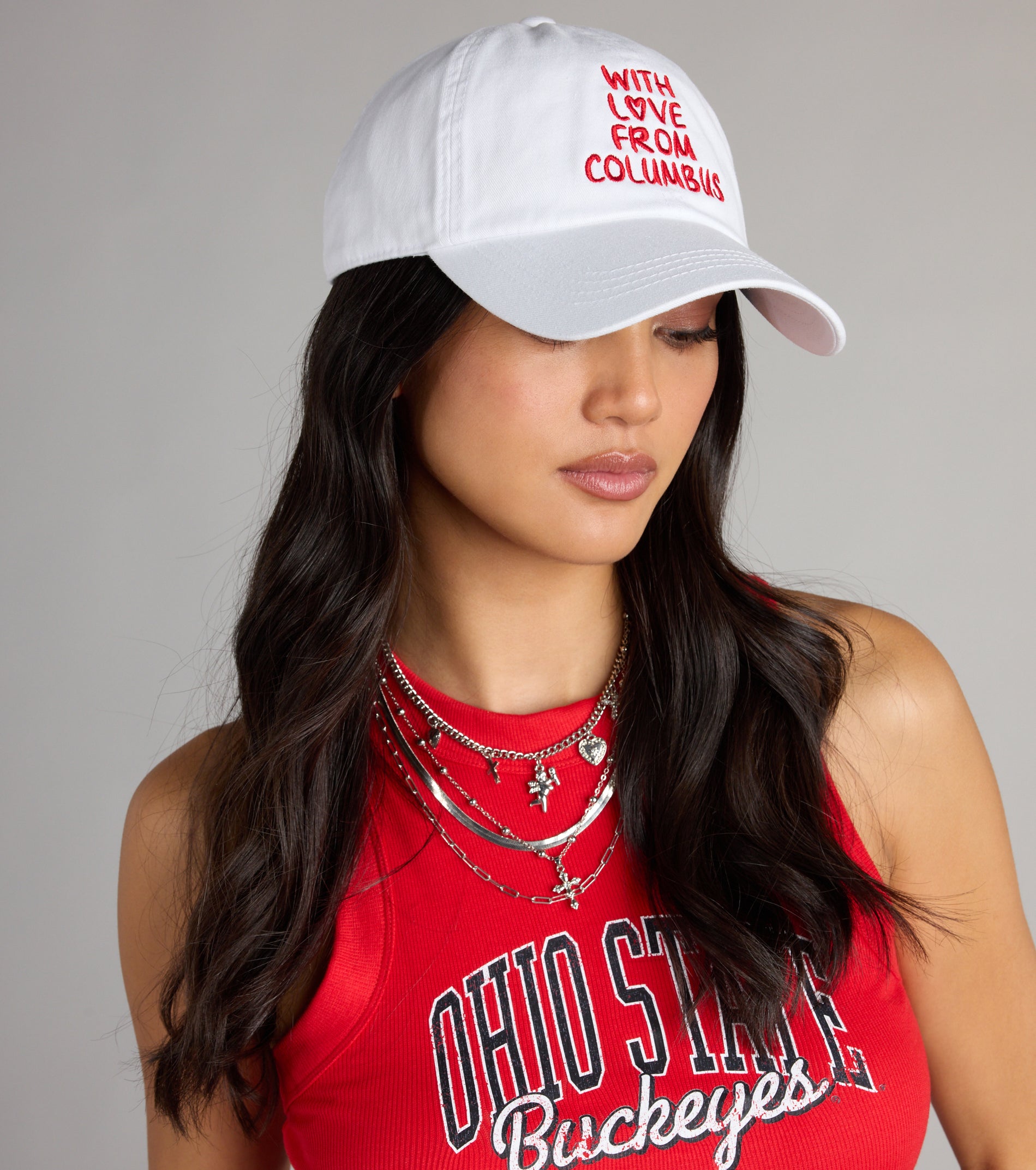 Love Letters And Game Days Columbus Baseball Cap - Image 2