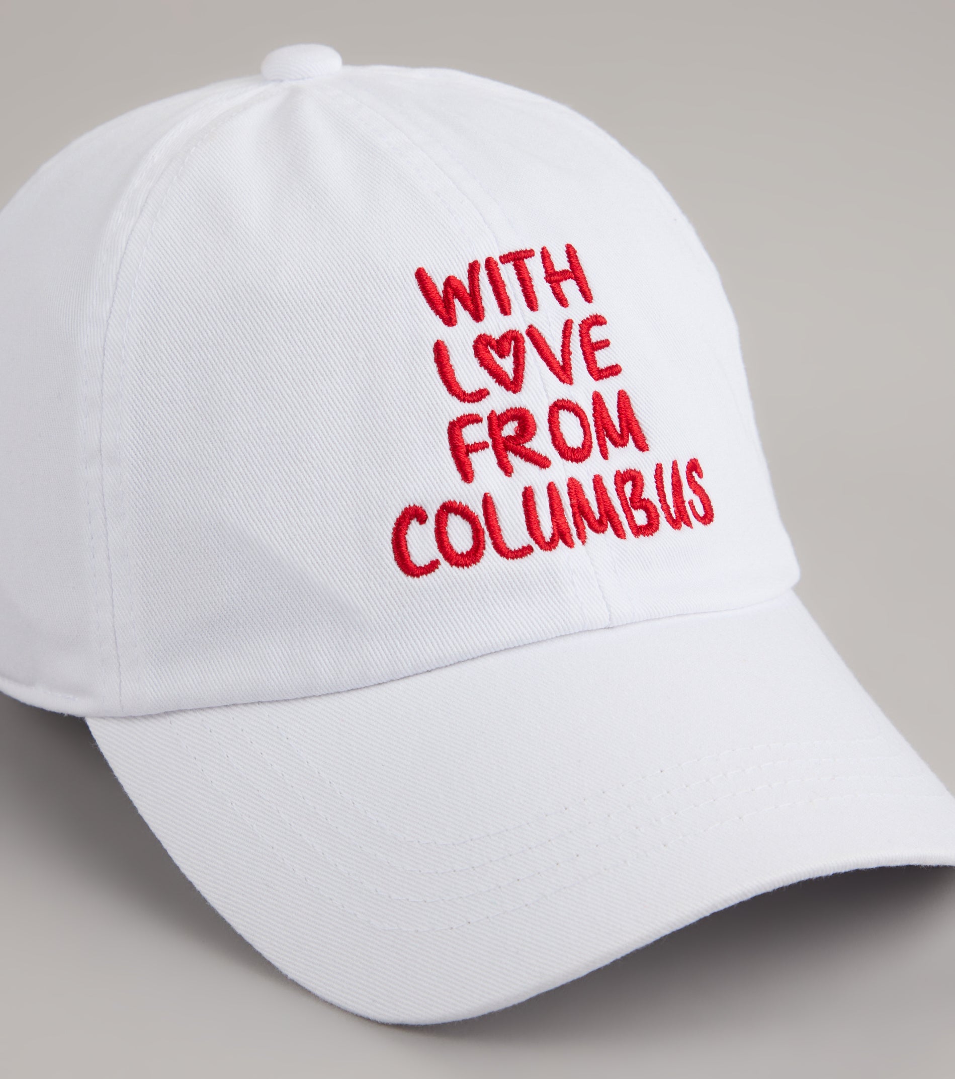 Love Letters And Game Days Columbus Baseball Cap - Image 3