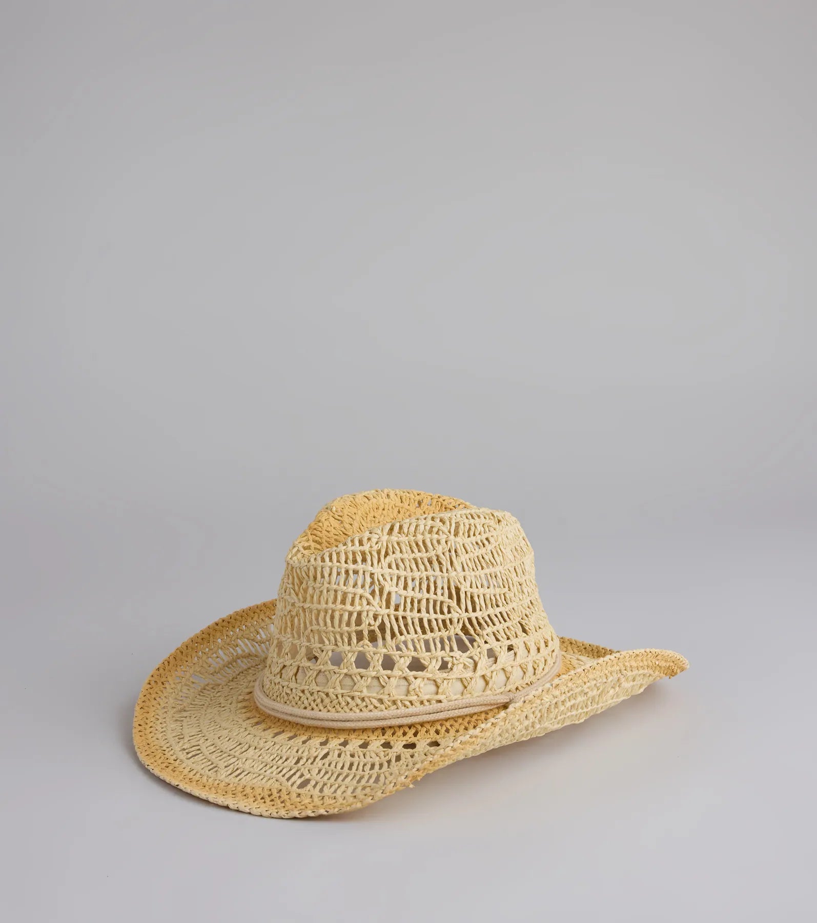 Beachy Babe Straw Cowboy Hat - Image 3
