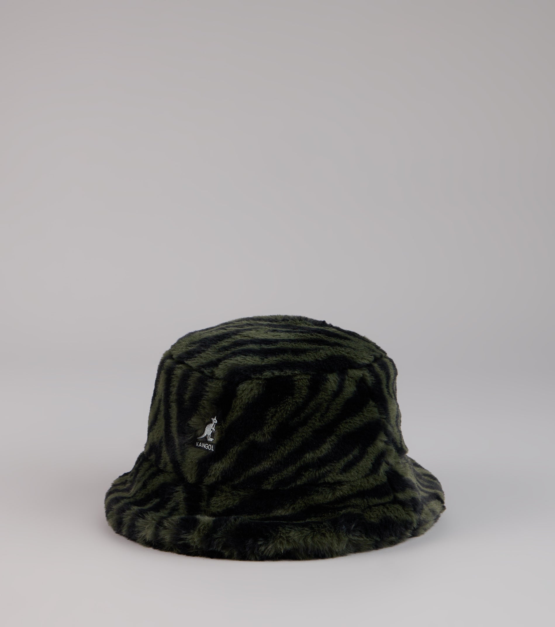 Kangol Zebra Print Faux Fur Bucket Hat - Image 3