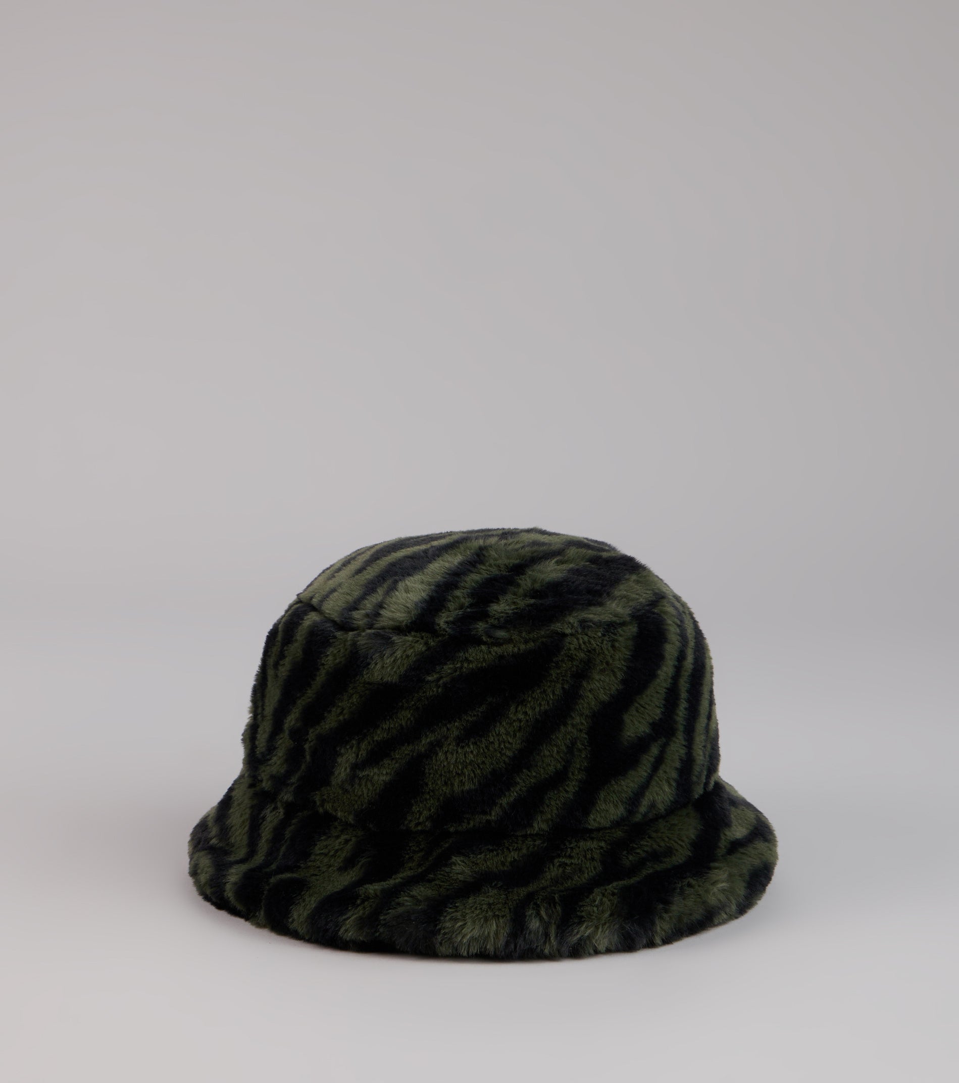 Kangol Zebra Print Faux Fur Bucket Hat - Image 4