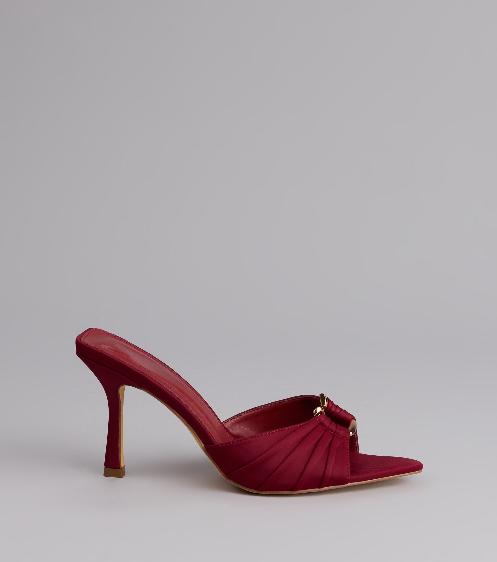 Touch Of Drama Stiletto Mules - Image 2