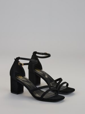 Chic Step Strappy Block Heels