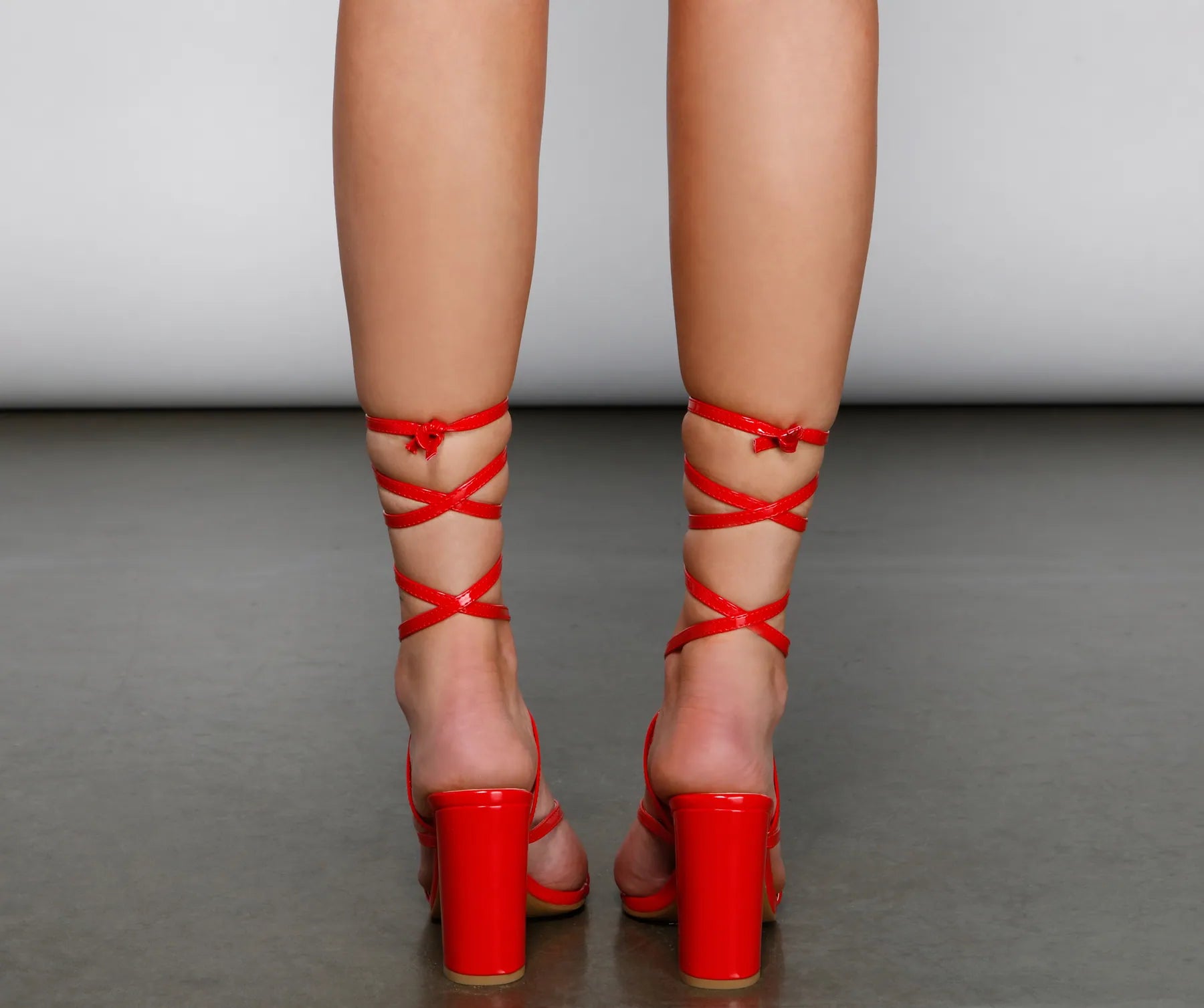 Classic Chic Lace-Up Heels - Image 10
