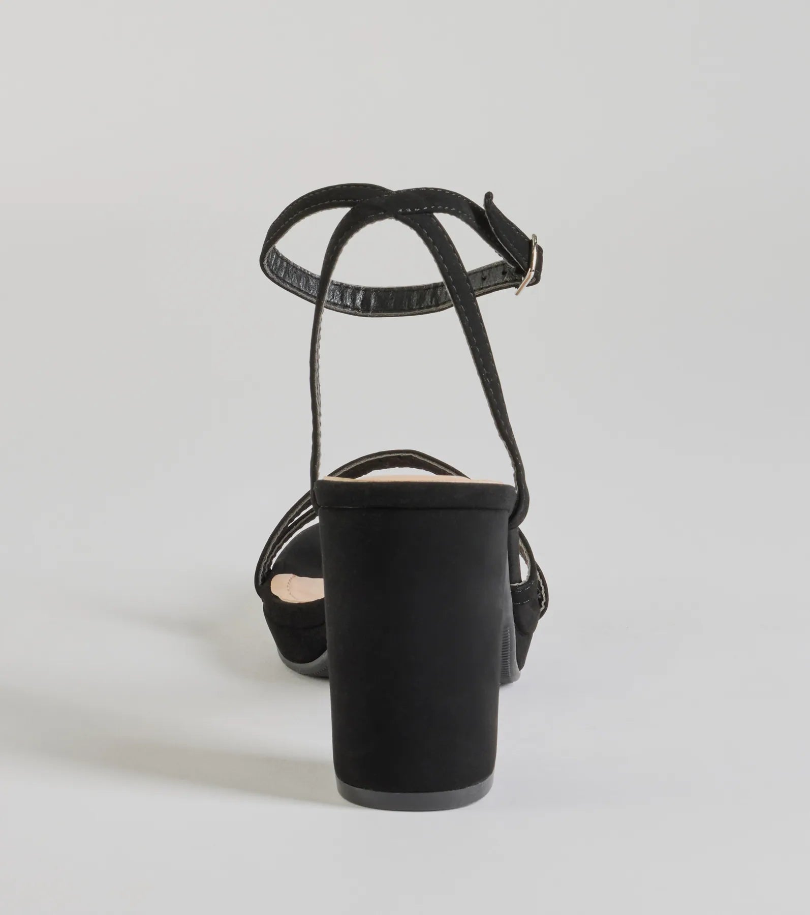 Stylish Slay Strappy Platform Block Heels - Image 4