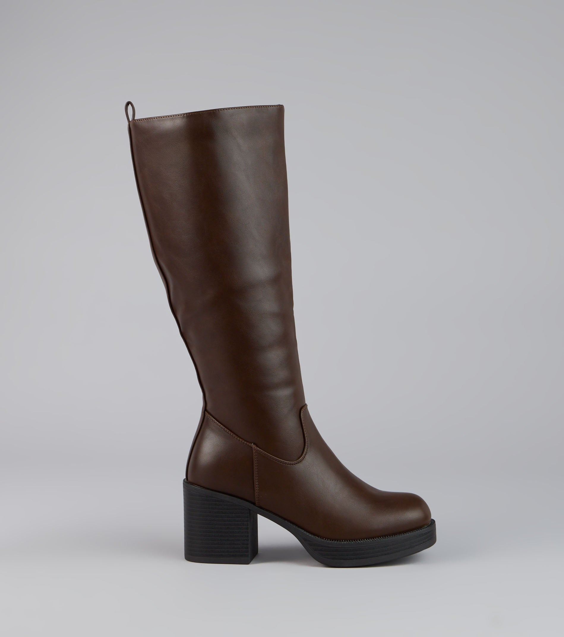 Retro Rise Knee High Platform Boots - Image 2
