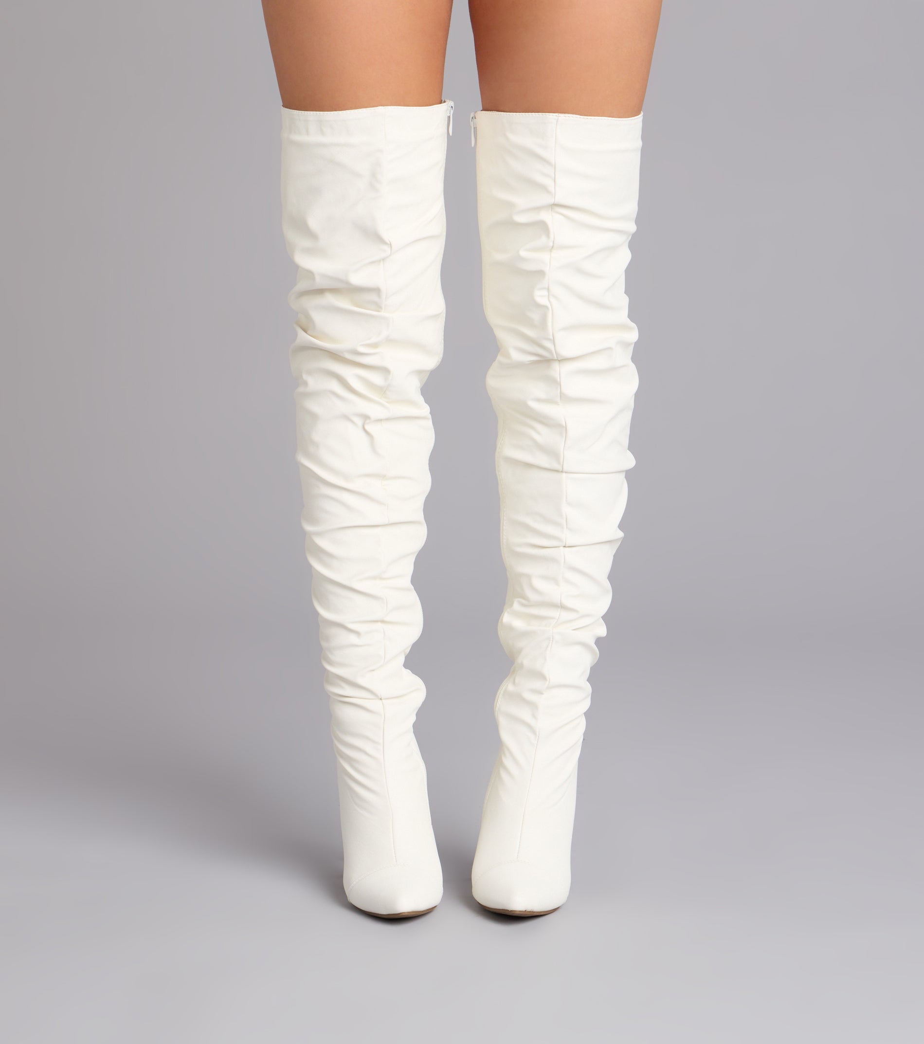 Strut In Style Scrunch Over-The-Knee Boots - Image 2