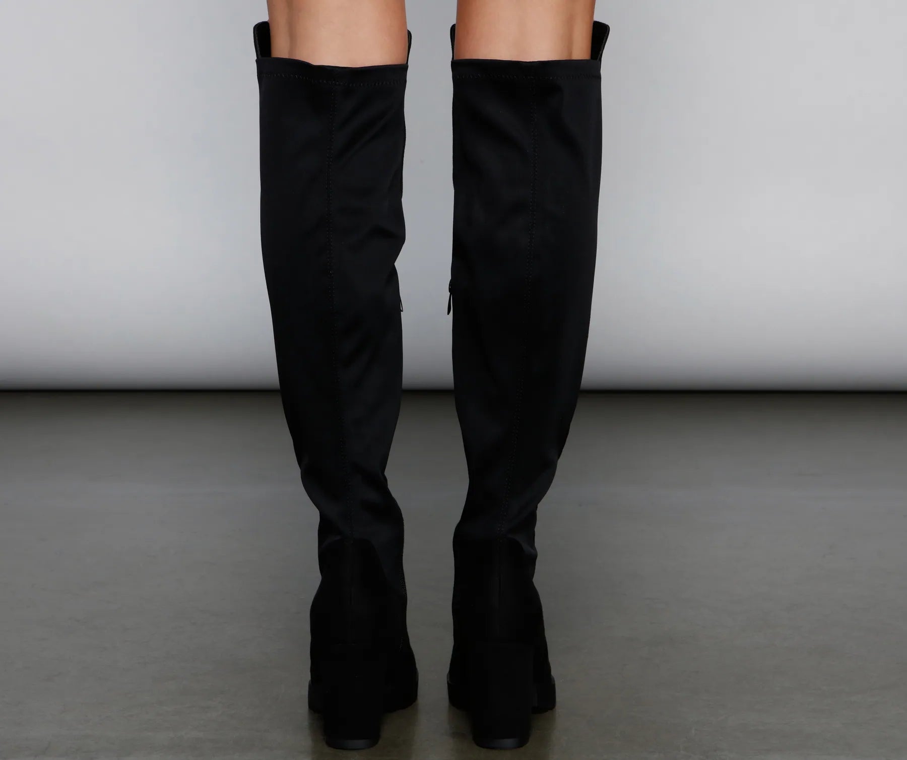 Trendy Lug Sole 50/50 Boots - Image 5