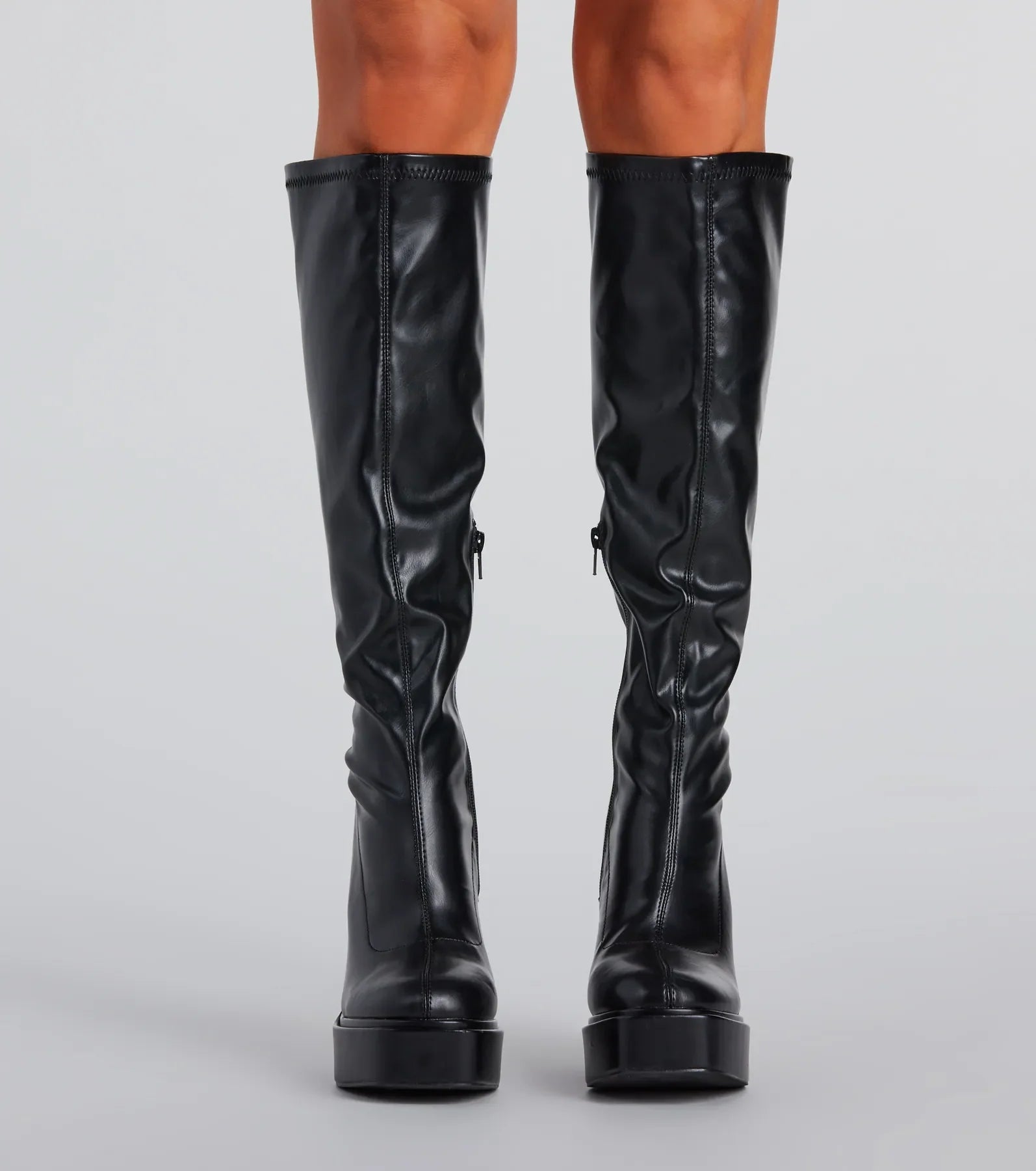 Here To Slay Under-The-Knee Platform Boots - Image 2