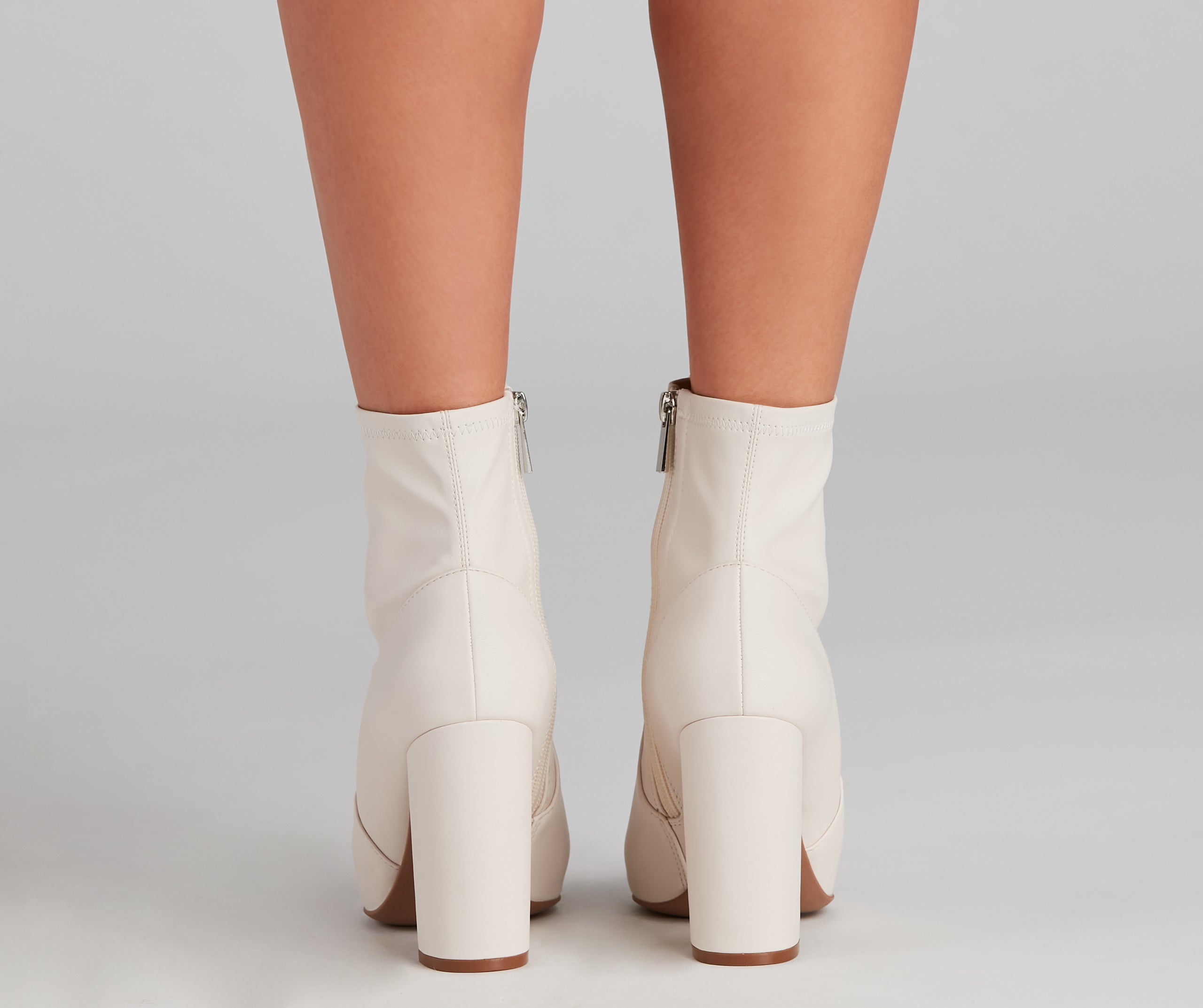 Fashion Point Block Heel Booties - Image 4