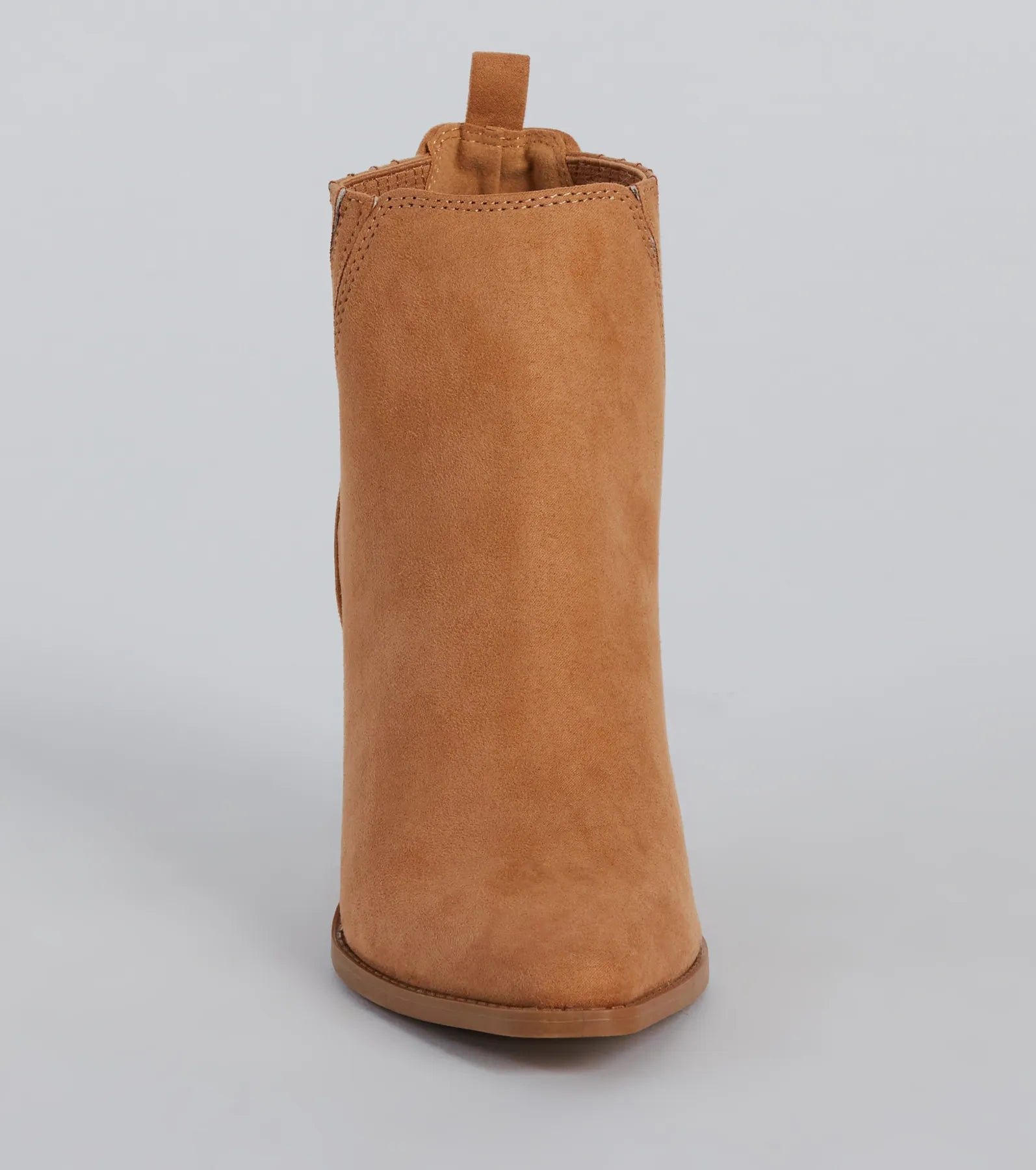 Cute Stand Off Western Block Heel Booties - Image 7