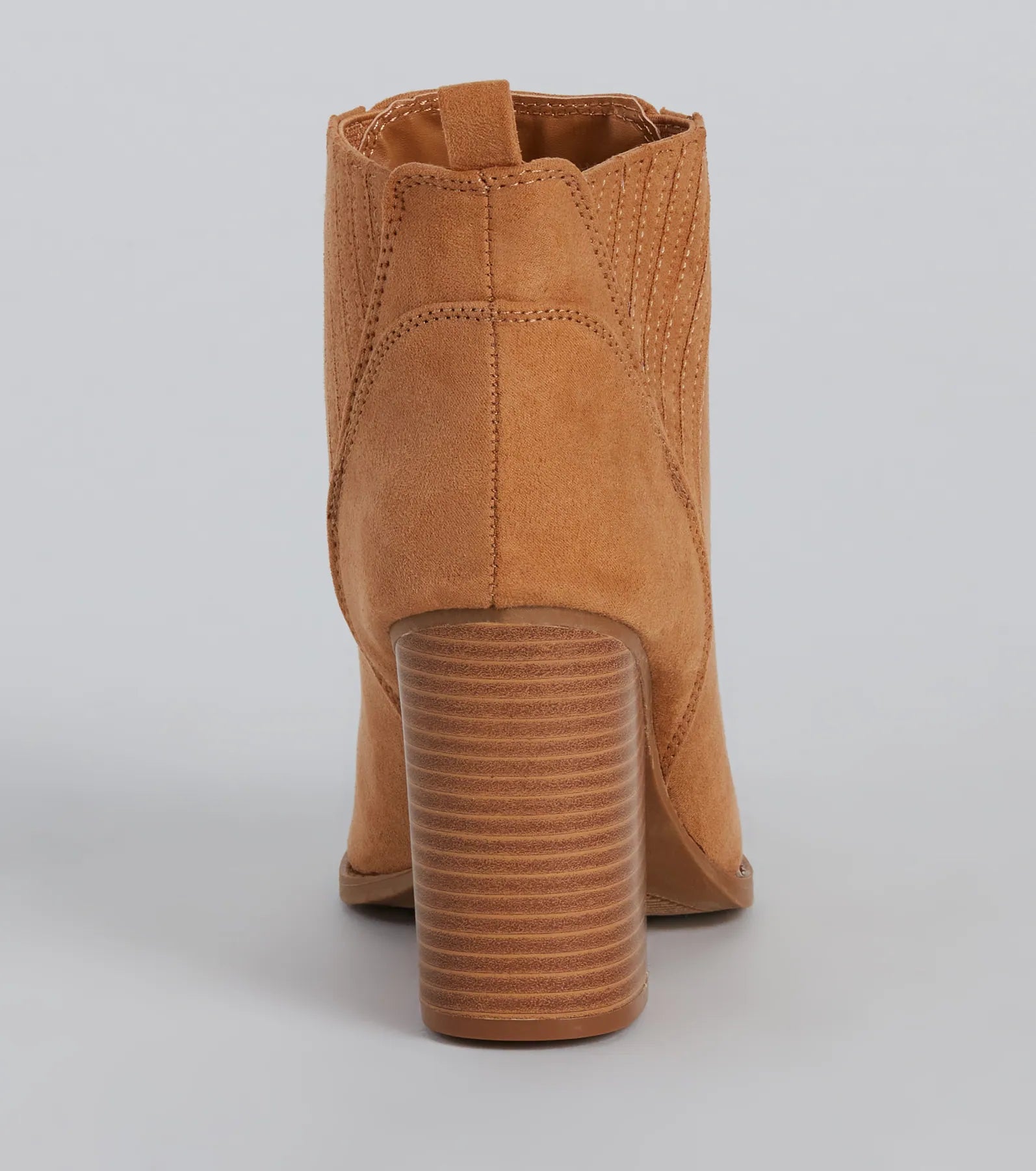 Cute Stand Off Western Block Heel Booties - Image 8