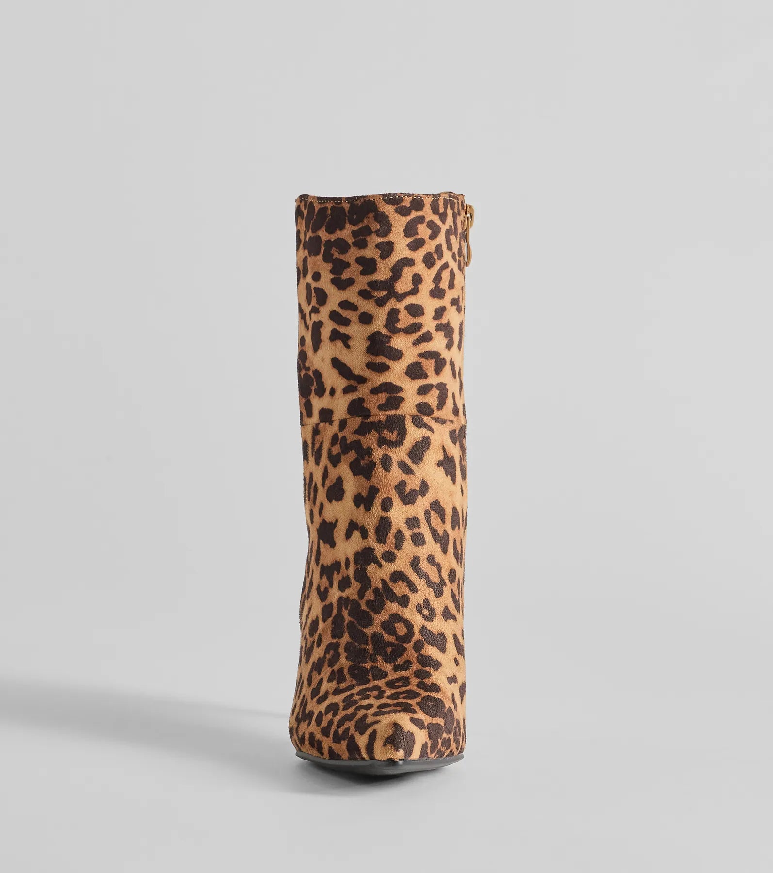 Fierce Strut Leopard Print Stiletto Booties - Image 3