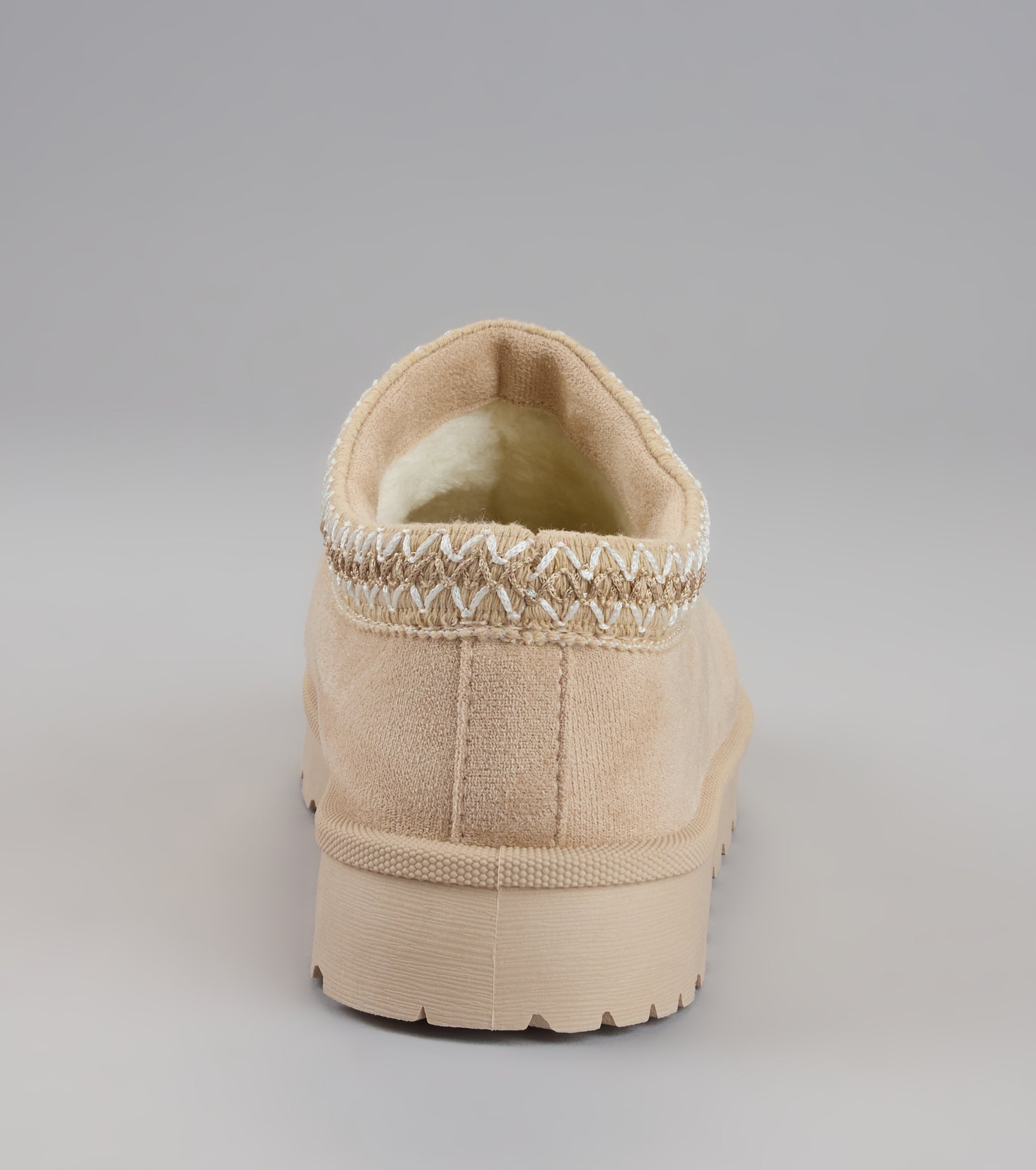 Cozy Status Faux Suede Platform Slippers - Image 5