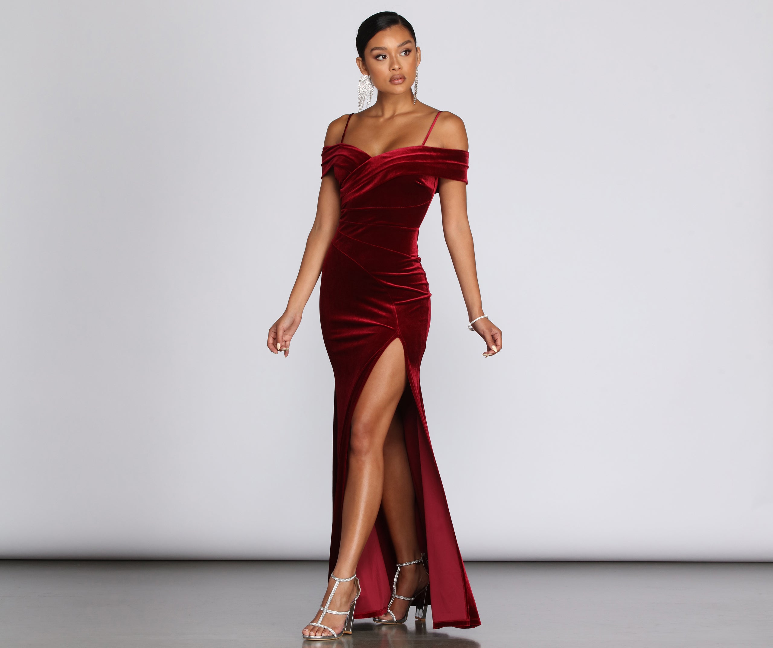 Christiana Velvet Formal Dress - Image 2