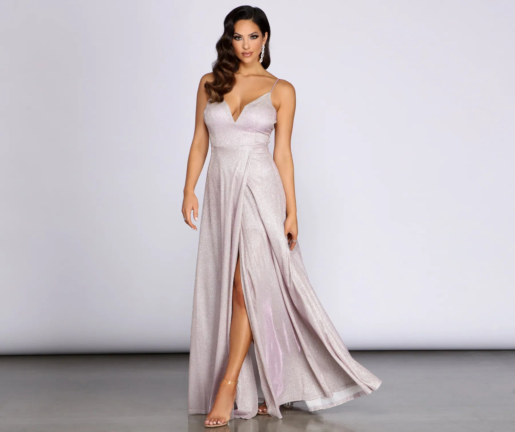 Emelie Glitter Shine A-Line Dress - Image 4